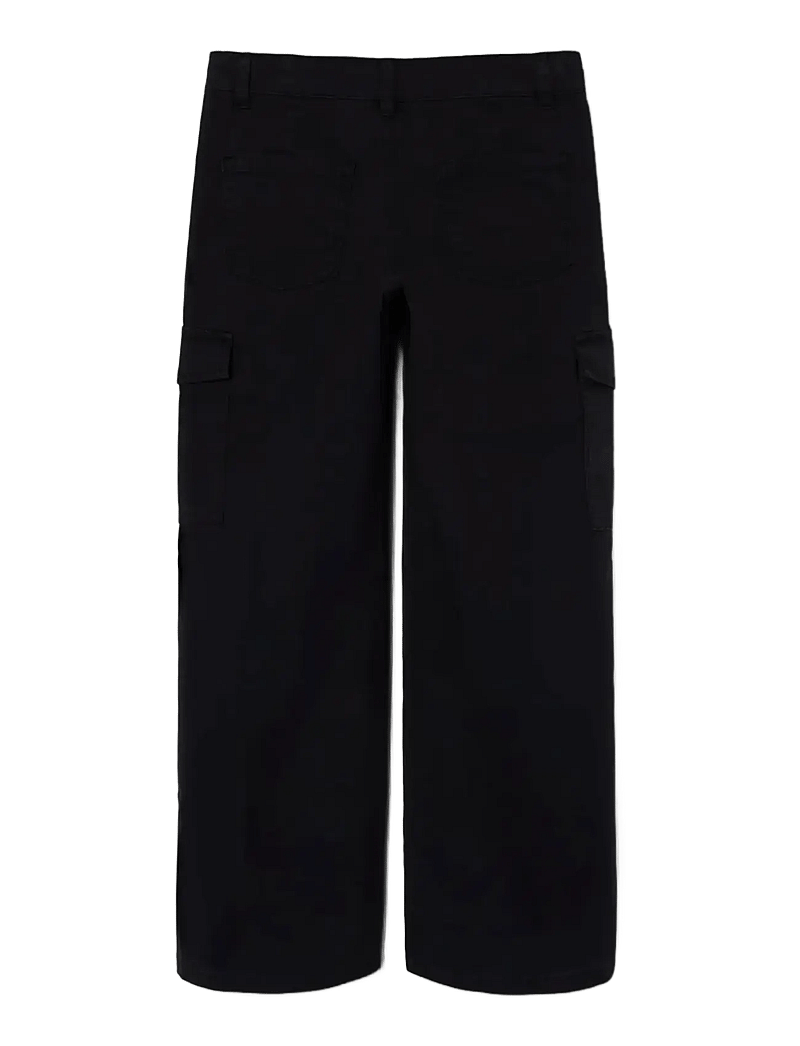 name it - NKFROSE WIDE TWILL CARGO 8108-BA NOOS - cargo pants - black - 2