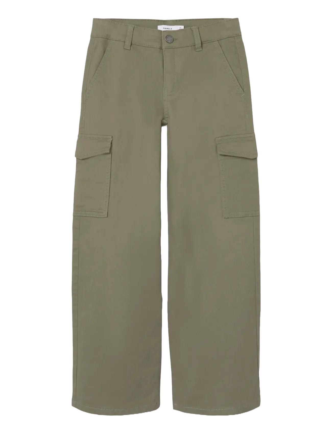 NAME IT Nkfrose Wide Twill Cargo 8108-Ba Noos Khaki - 158 - Kinder