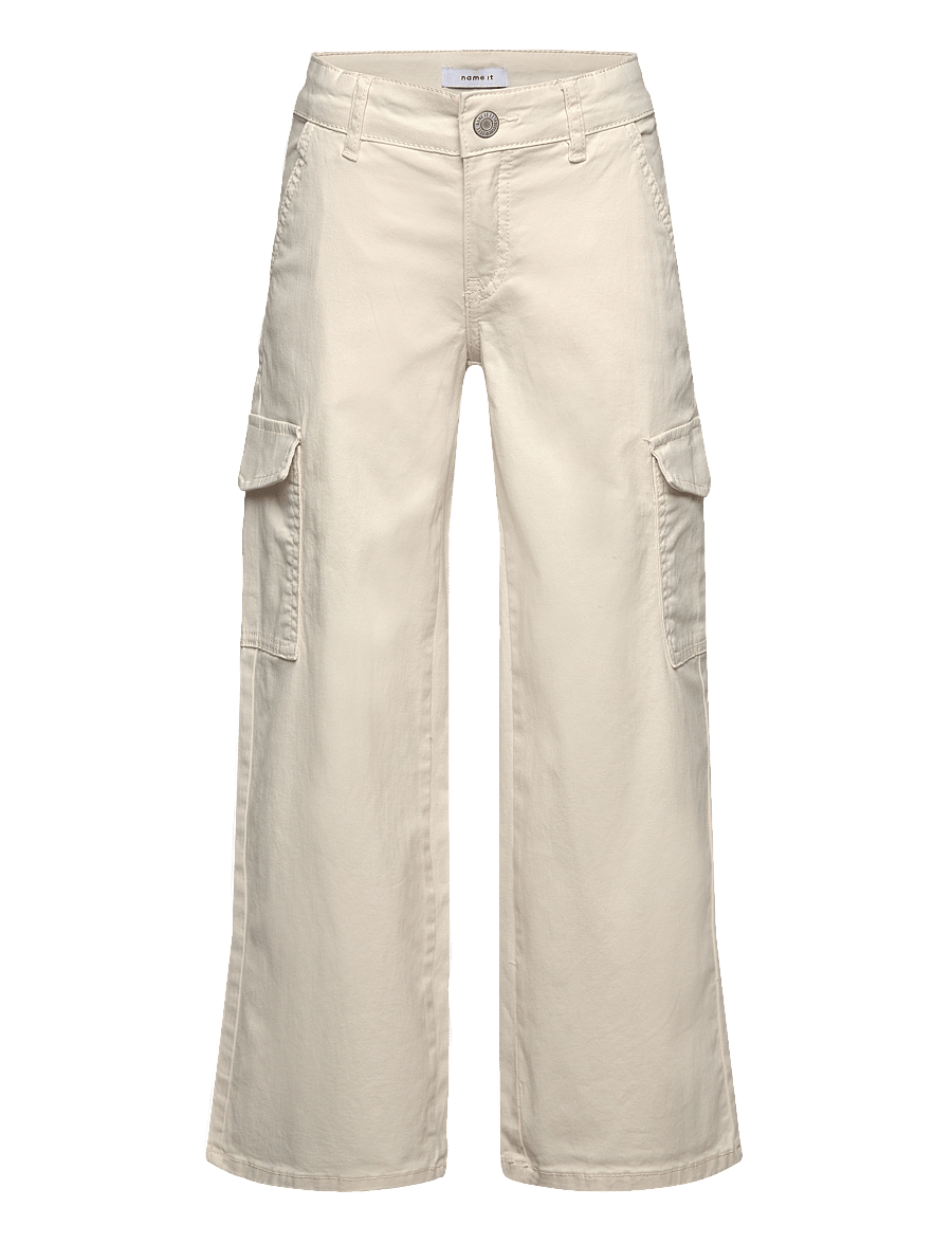 name it - NKFROSE WIDE TWILL CARGO 8108-BA NOOS - cargobukser - turtledove - 0