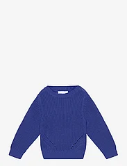 name it - NMFNOMILLE LS KNIT - jumpers - dazzling blue - 0