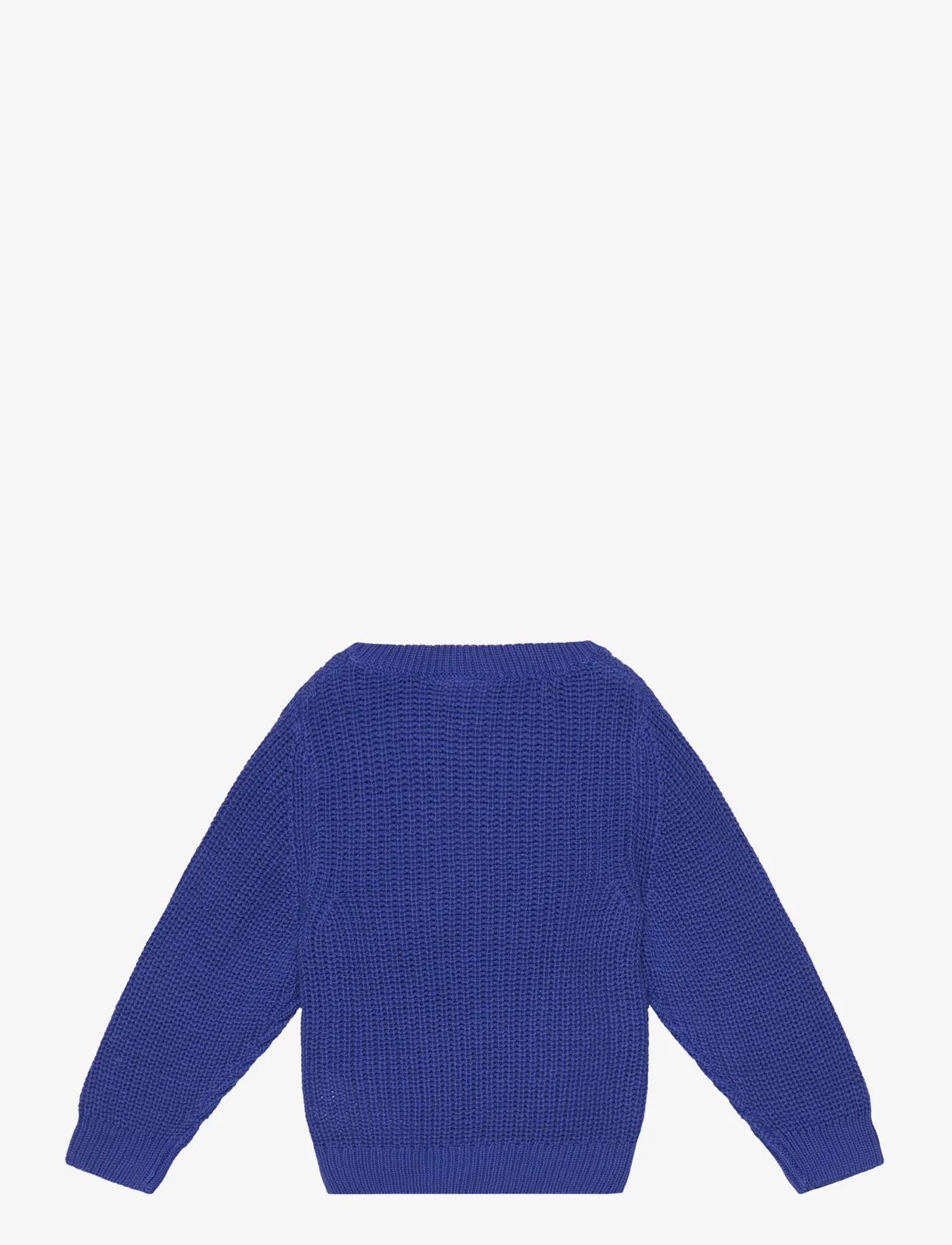 name it - NMFNOMILLE LS KNIT - neulepuserot - dazzling blue - 1