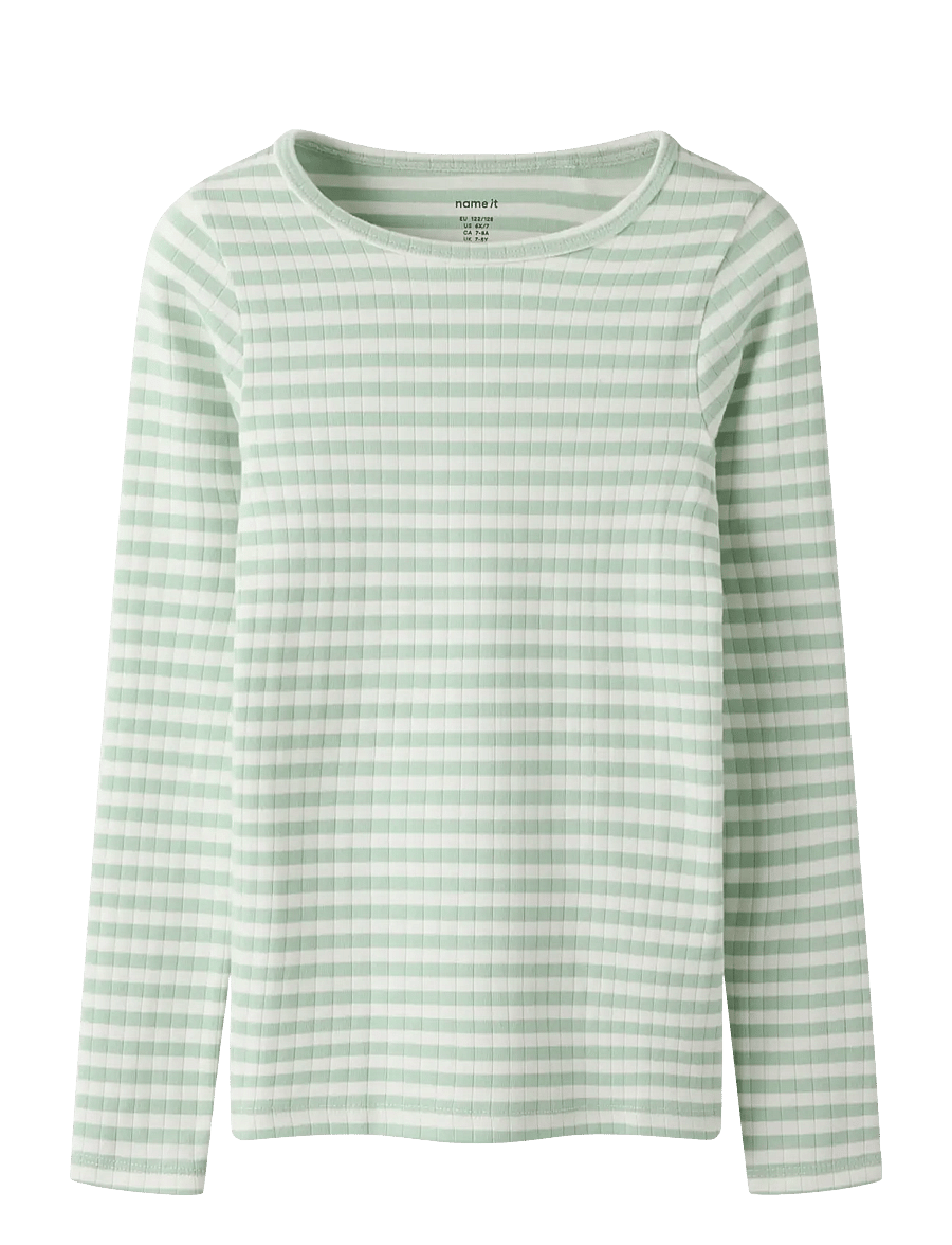 name it - NKFSURAJA XSL LS TOP NOOS - långärmade t-shirts - aqua foam - 1