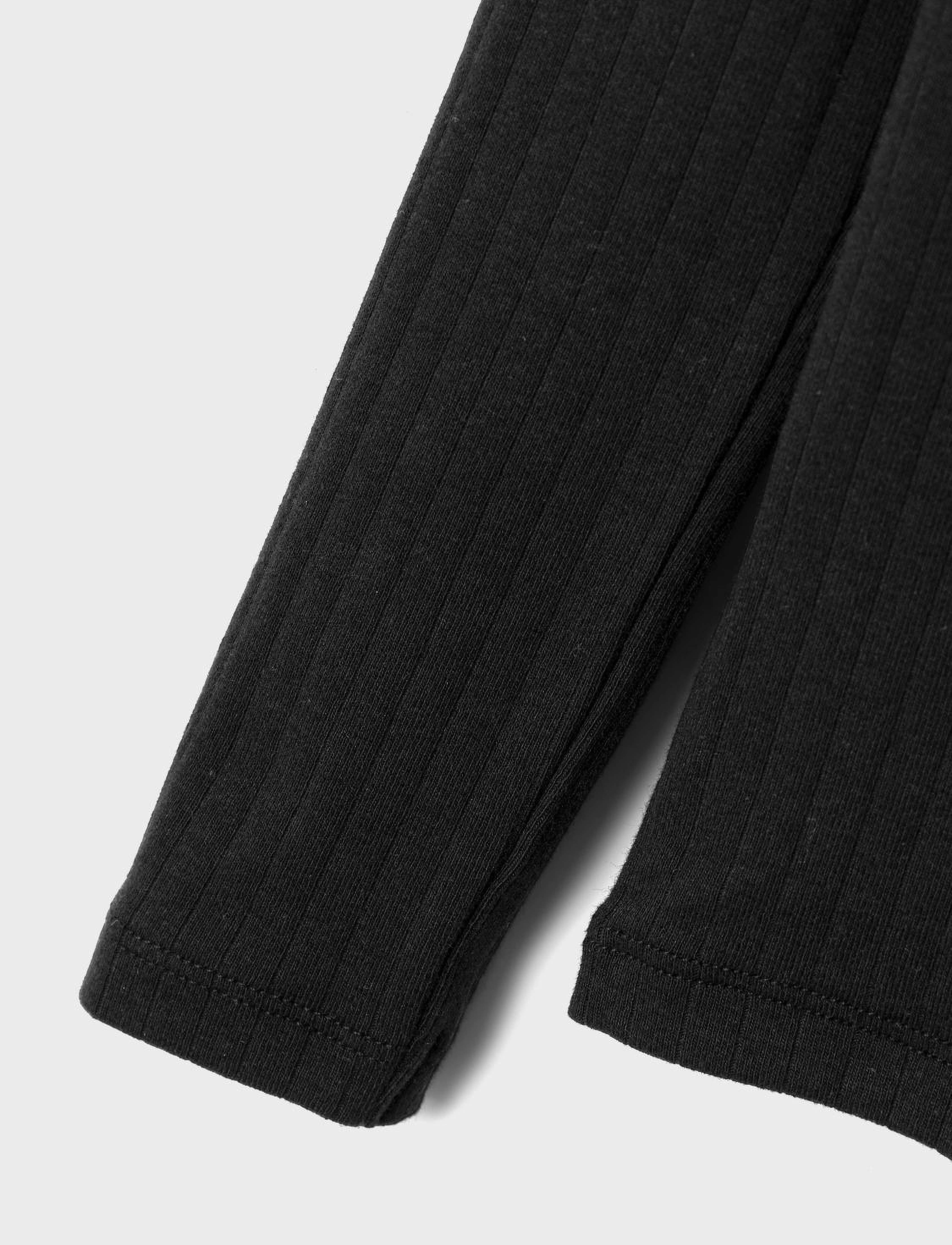name it - NKFSURAJA XSL LS TOP NOOS - langærmede t-shirts - black - 4
