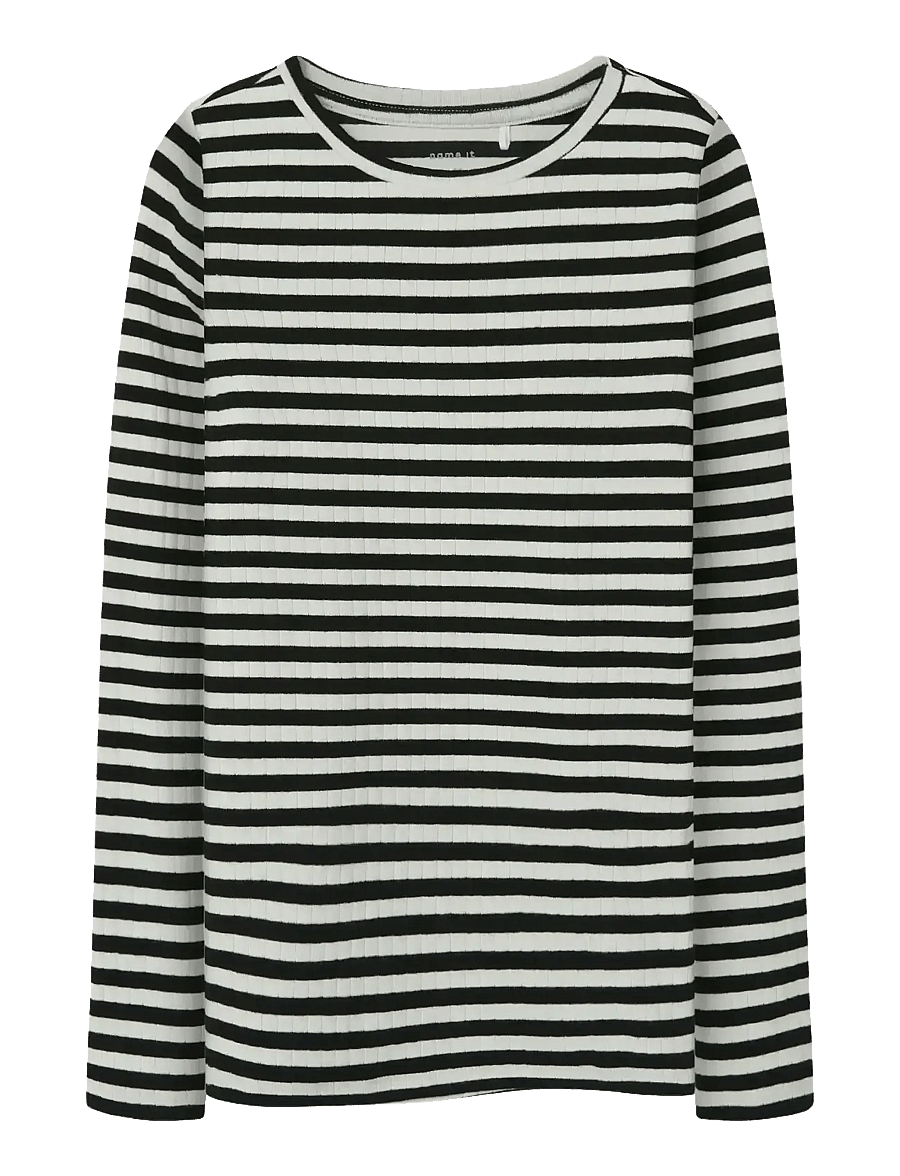name it - NKFSURAJA XSL LS TOP NOOS - pikkade varrukatega t-särgid - black - 1