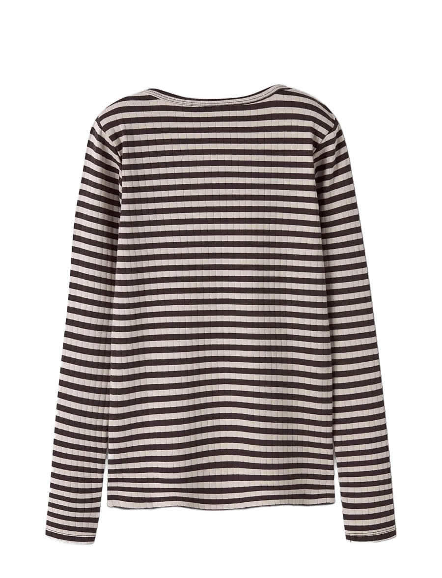 name it - NKFSURAJA XSL LS TOP NOOS - langärmelig - black coffee - 1