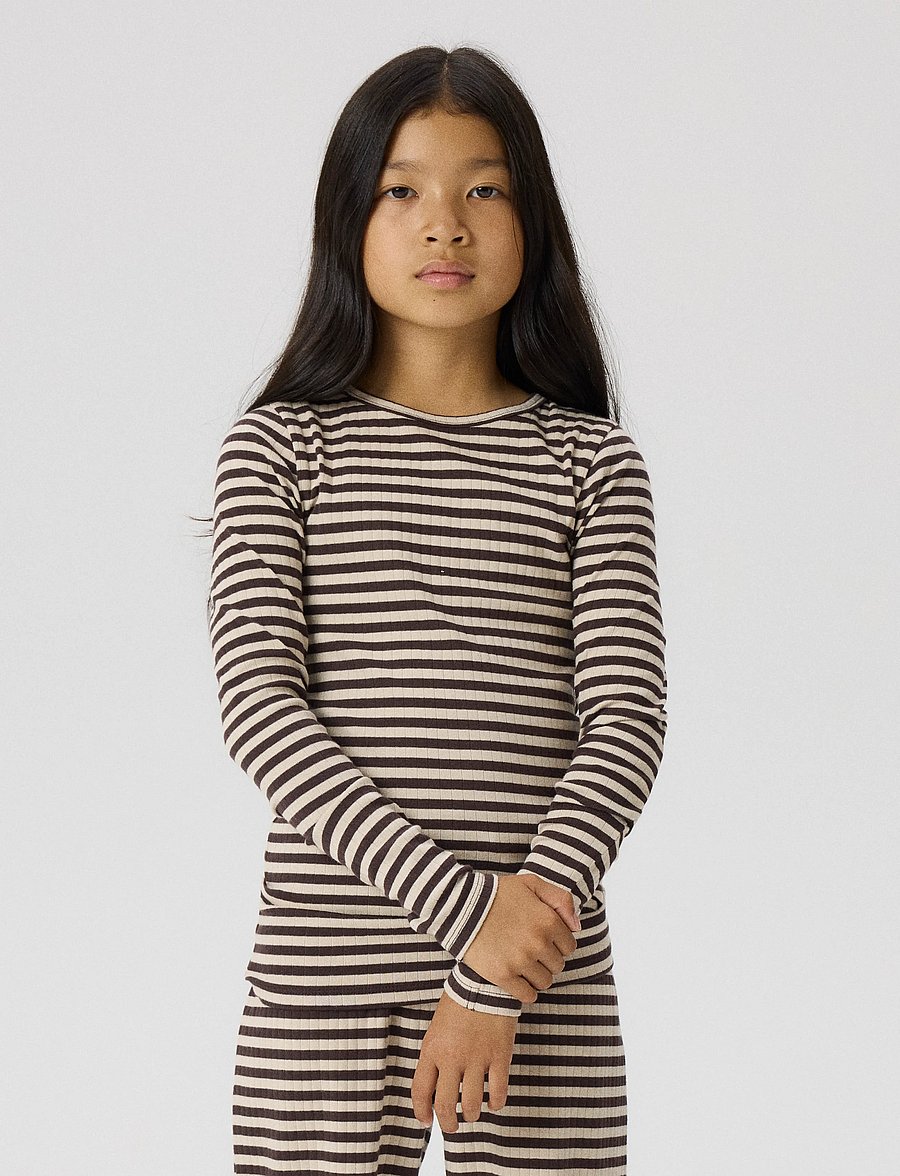 name it - NKFSURAJA XSL LS TOP NOOS - langärmelig - black coffee - 4