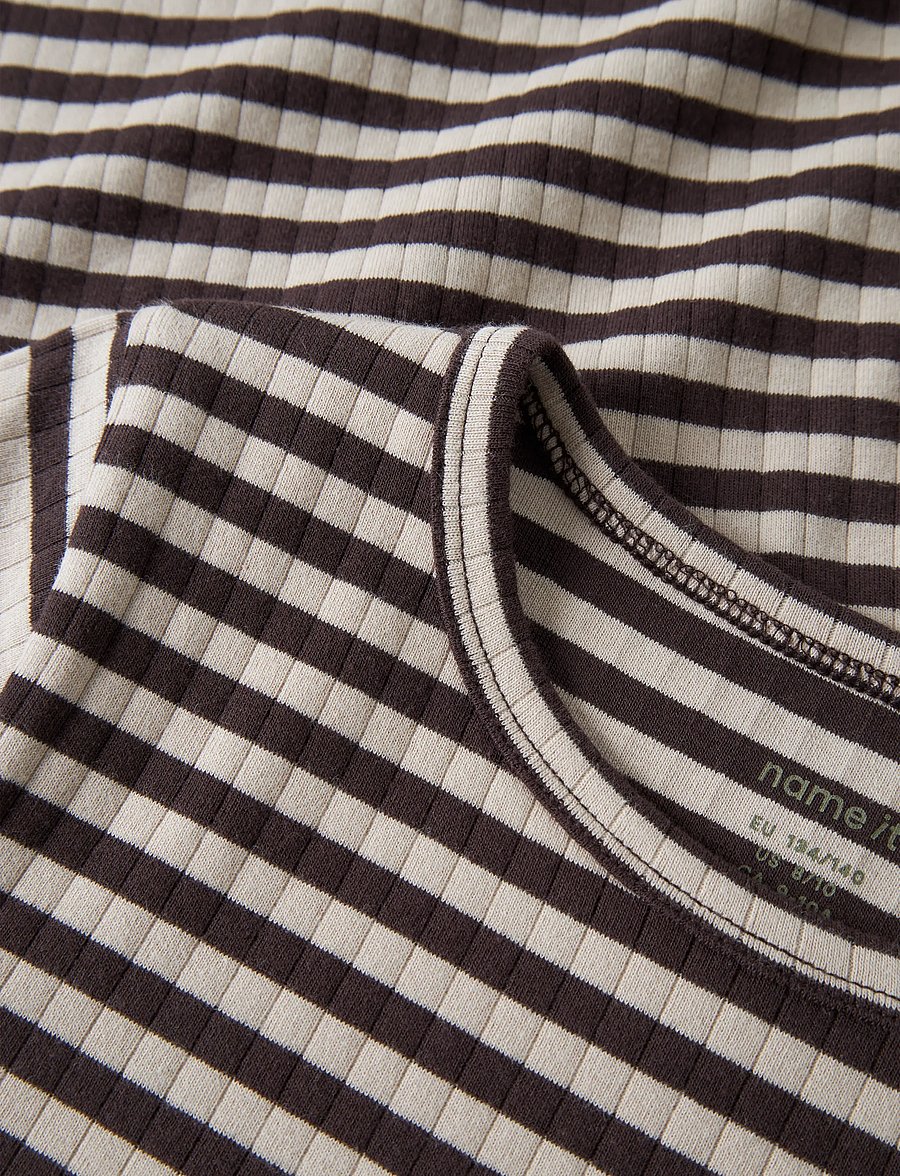 name it - NKFSURAJA XSL LS TOP NOOS - langärmelig - black coffee - 5