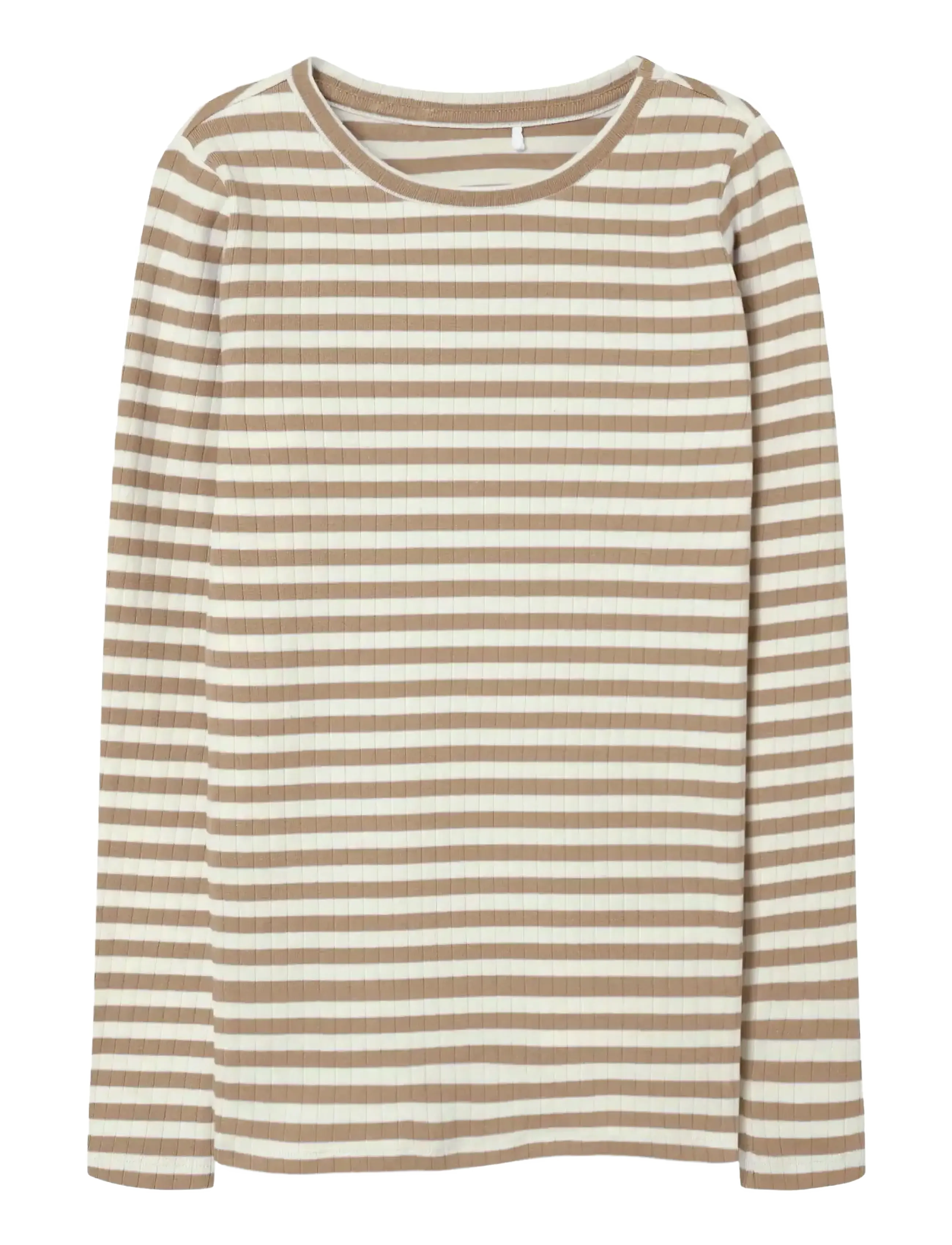 name it NKFSURAJA XSL LS TOP NOOS - Kläder - MOCHA MERINGUE / brown