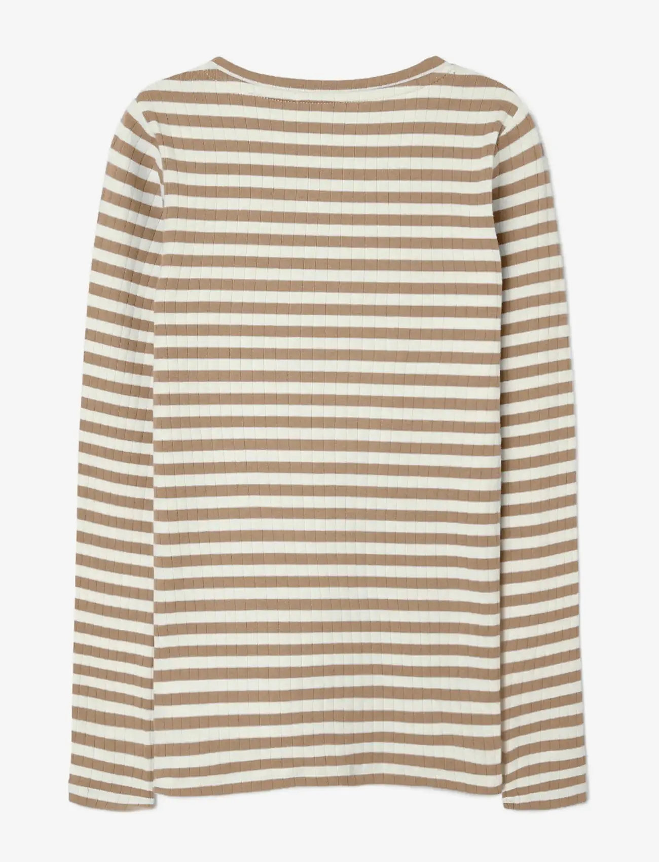 name it - NKFSURAJA XSL LS TOP NOOS - langærmede t-shirts - mocha meringue - 1