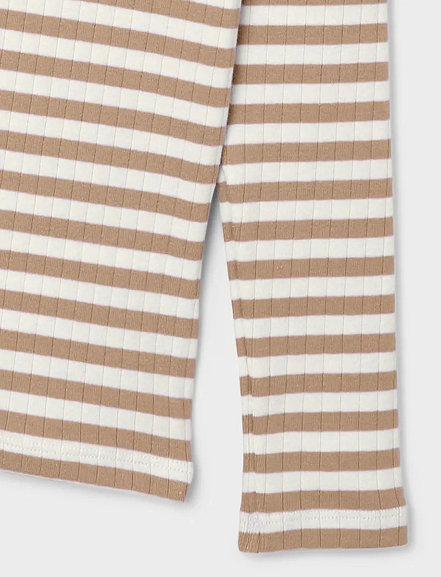 name it - NKFSURAJA XSL LS TOP NOOS - pikkade varrukatega t-särgid - mocha meringue - 2