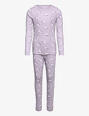 name it - NMFNIGHTSET LAVENDER UNICORN RIB NOOS - pyjamassæt - lavender aura - 0