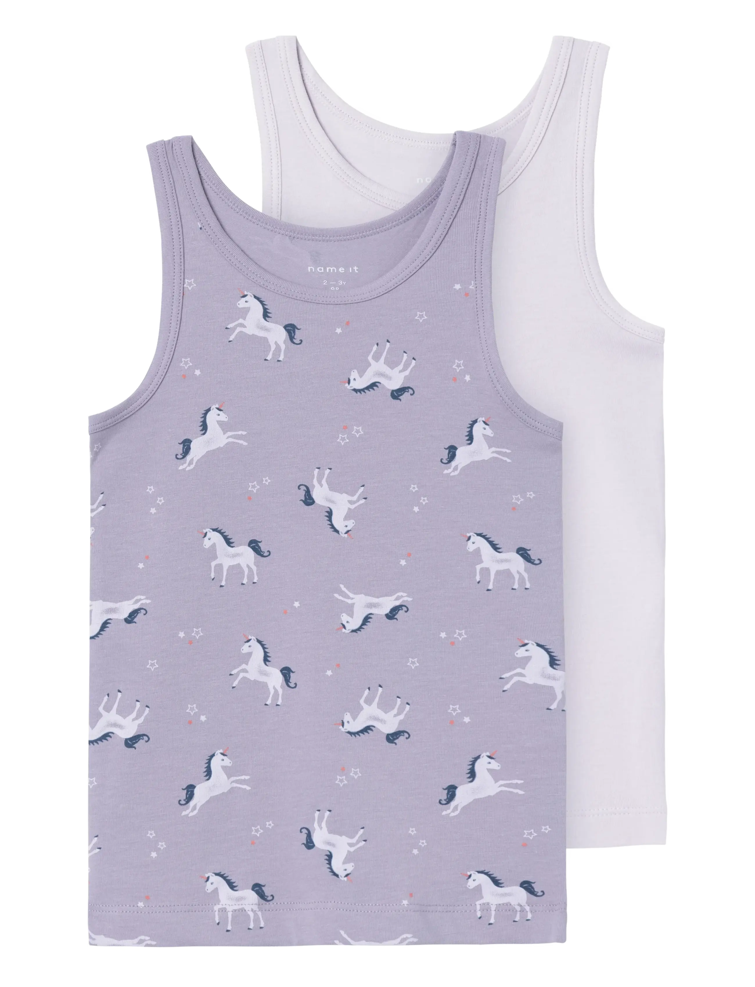 NAME IT Nmftank Oberteil 2P Lavender Unicorn Noos Lila - 86 - Kinder