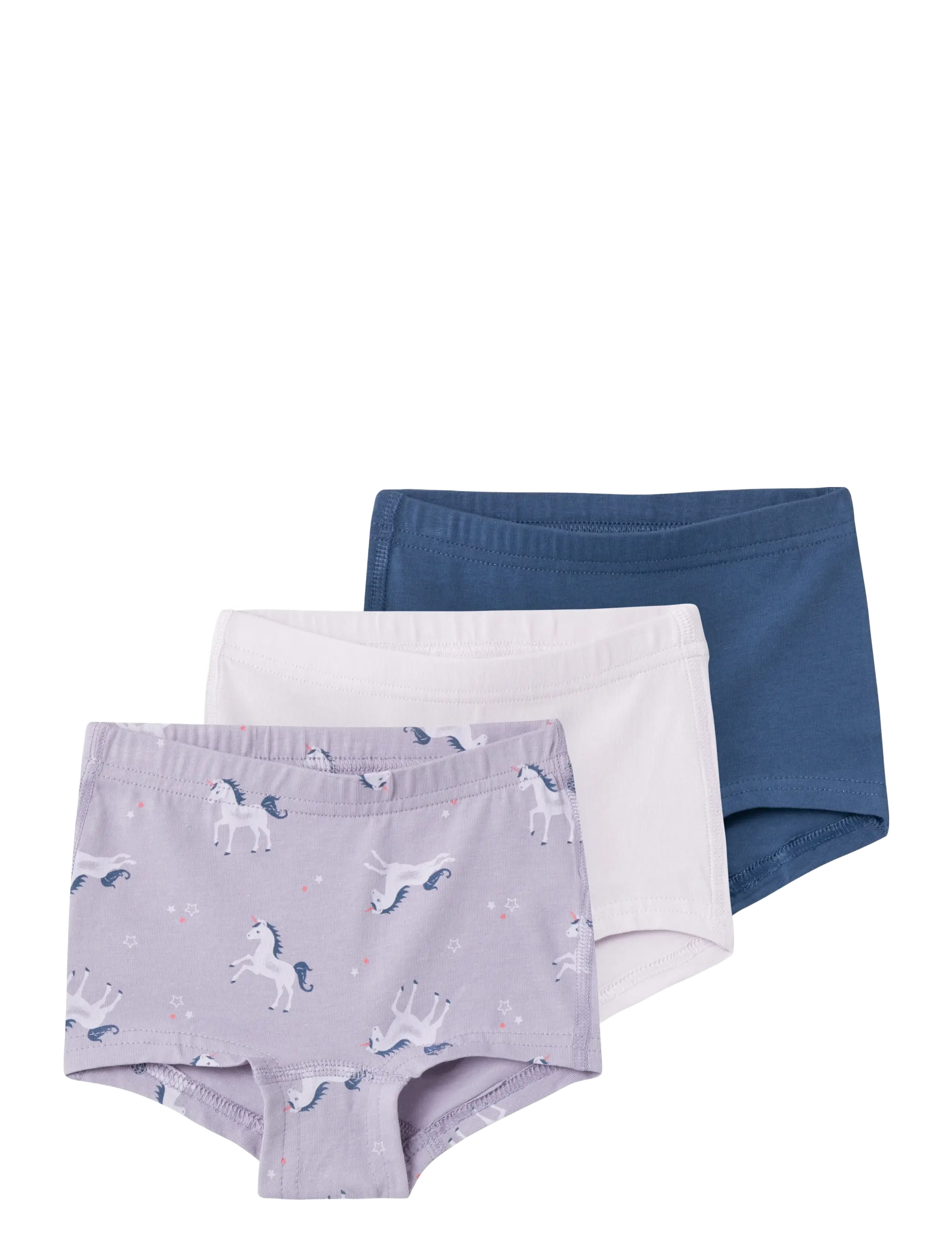 name it Nmftights 3P Lavender Aura Unicorn Noos, 92, Underwear, Lila - Panties, Kinder