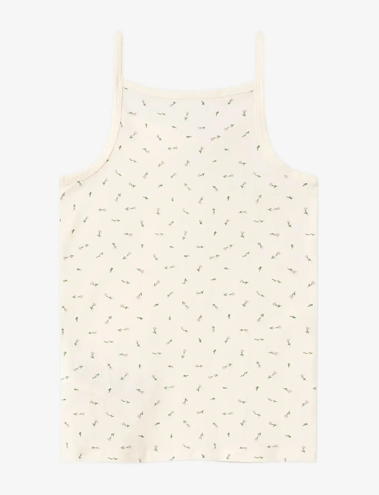 name it - NKFSTRAP TOP 2P BUTTERCREAM FLORAL NOOS - tanktops - buttercream - 1