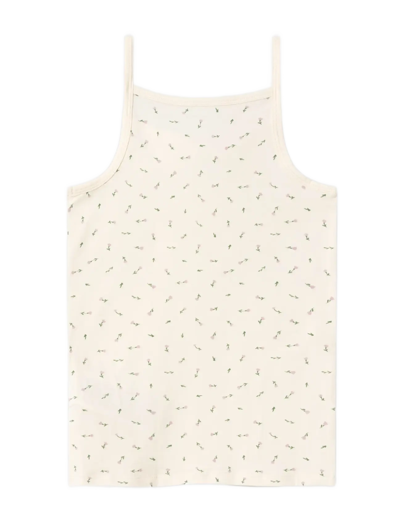 name it - NKFSTRAP TOP 2P BUTTERCREAM FLORAL NOOS - koszulki na ramiączkach - buttercream - 1