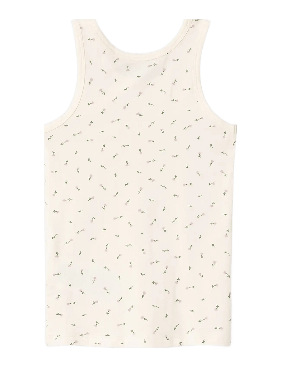 name it - NMFTANK TOP 2P BUTTERCREAM FLORAL NOOS - alustopit - buttercream - 1