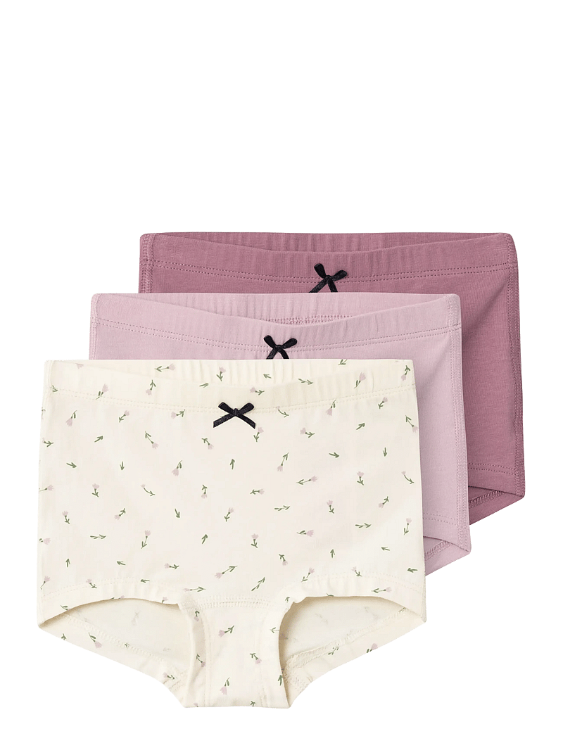 name it - NMFTIGHTS 3P BUTTERCREAM FLORAL NOOS - trosor - buttercream - 0