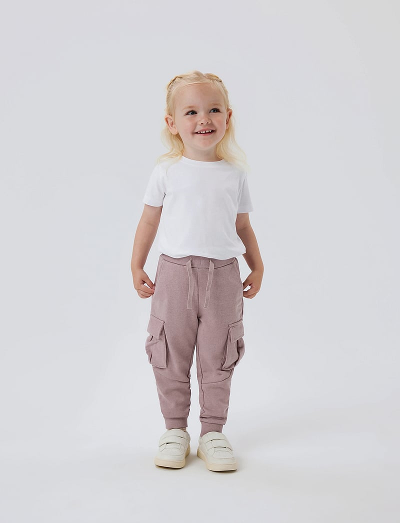 name it - NMNOLI SWEAT PANT UNB NOOS - jogginghosen - deauville mauve - 0