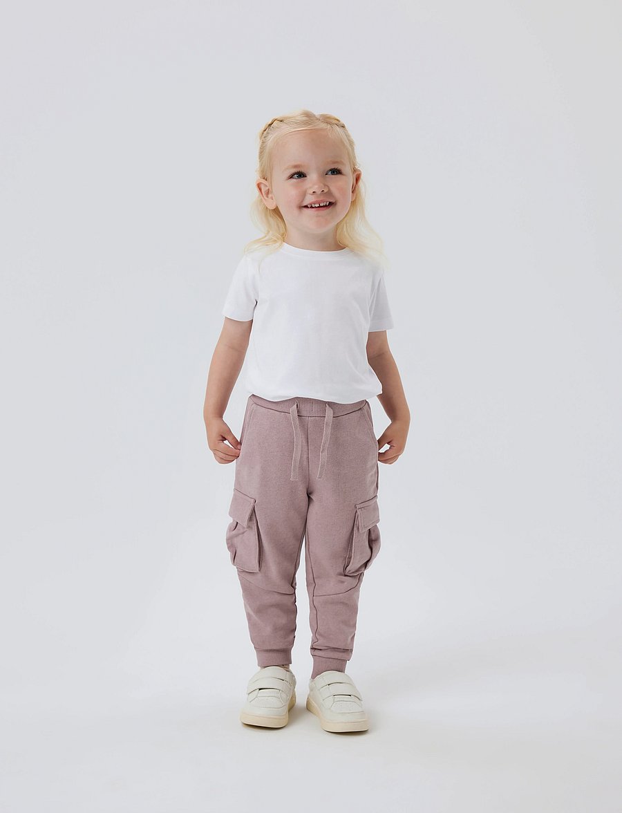 name it - NMNOLI SWEAT PANT UNB NOOS - jogginghosen - deauville mauve - 0