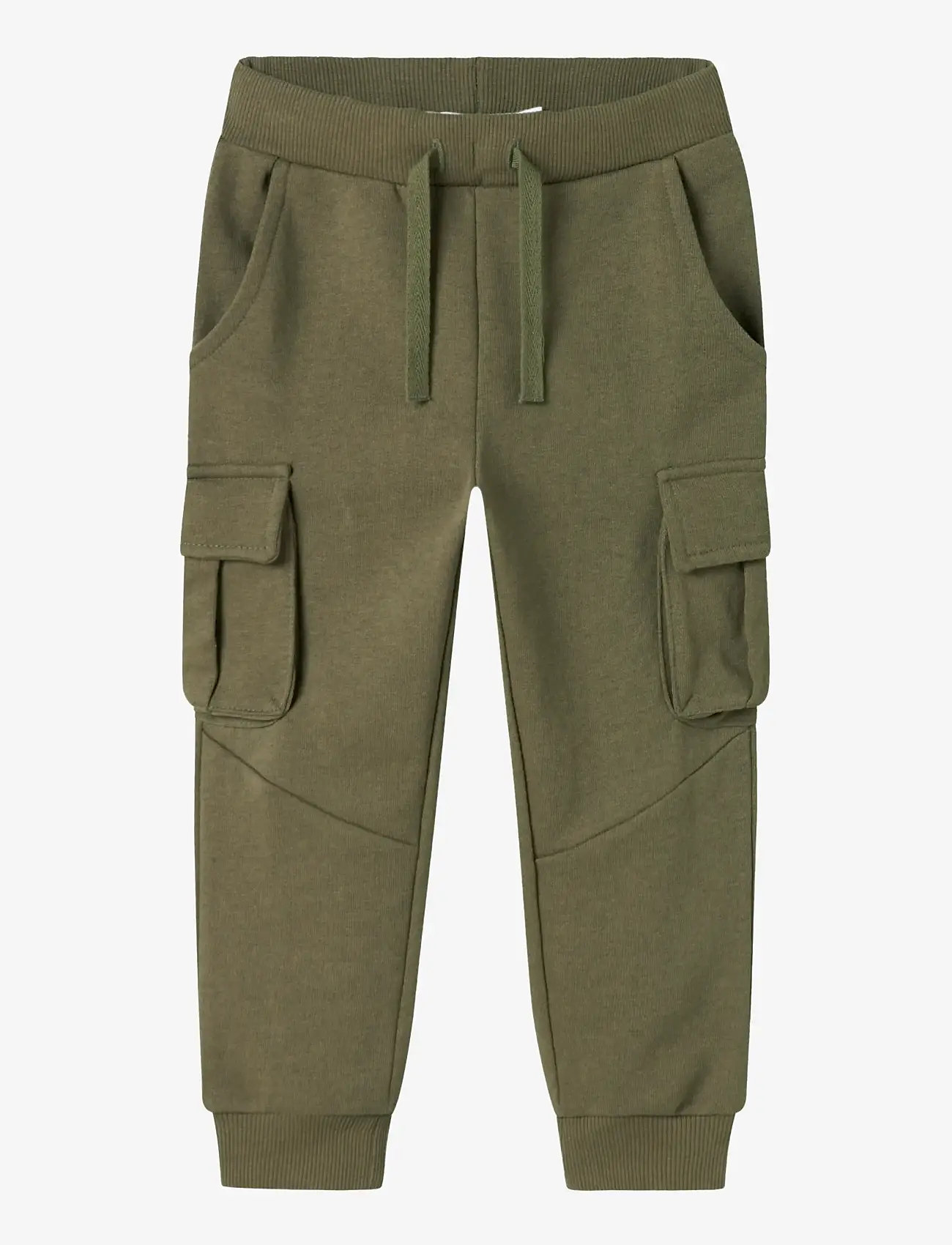 name it - NMNOLI SWEAT PANT UNB NOOS - sweatpants - dusty olive - 1