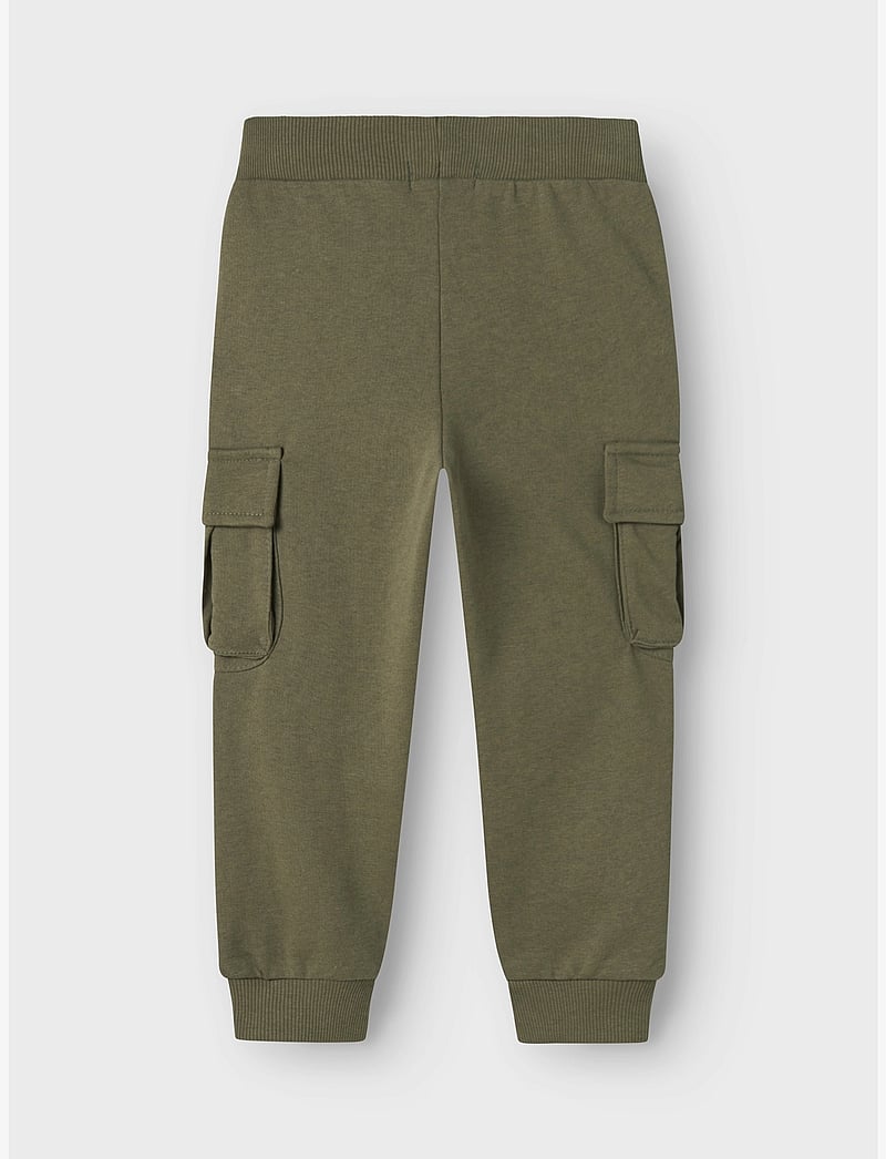 name it - NMNOLI SWEAT PANT UNB NOOS - jogginghosen - dusty olive - 2