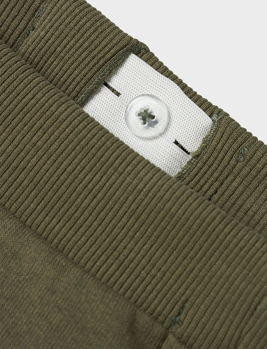 name it - NMNOLI SWEAT PANT UNB NOOS - joggings - dusty olive - 0