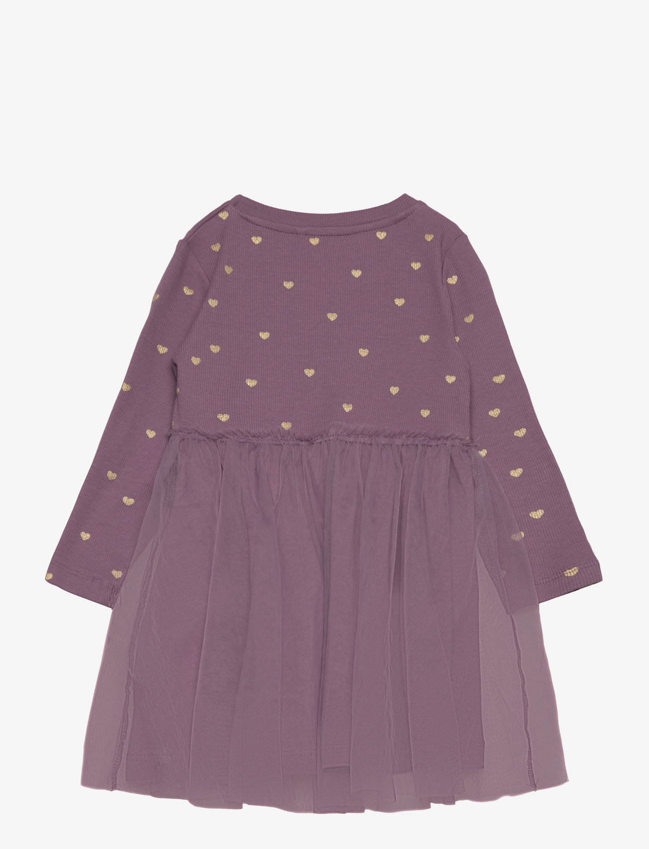 name it - NMFNADJA LS DRESS NOOS - long-sleeved casual dresses - arctic dusk - 1