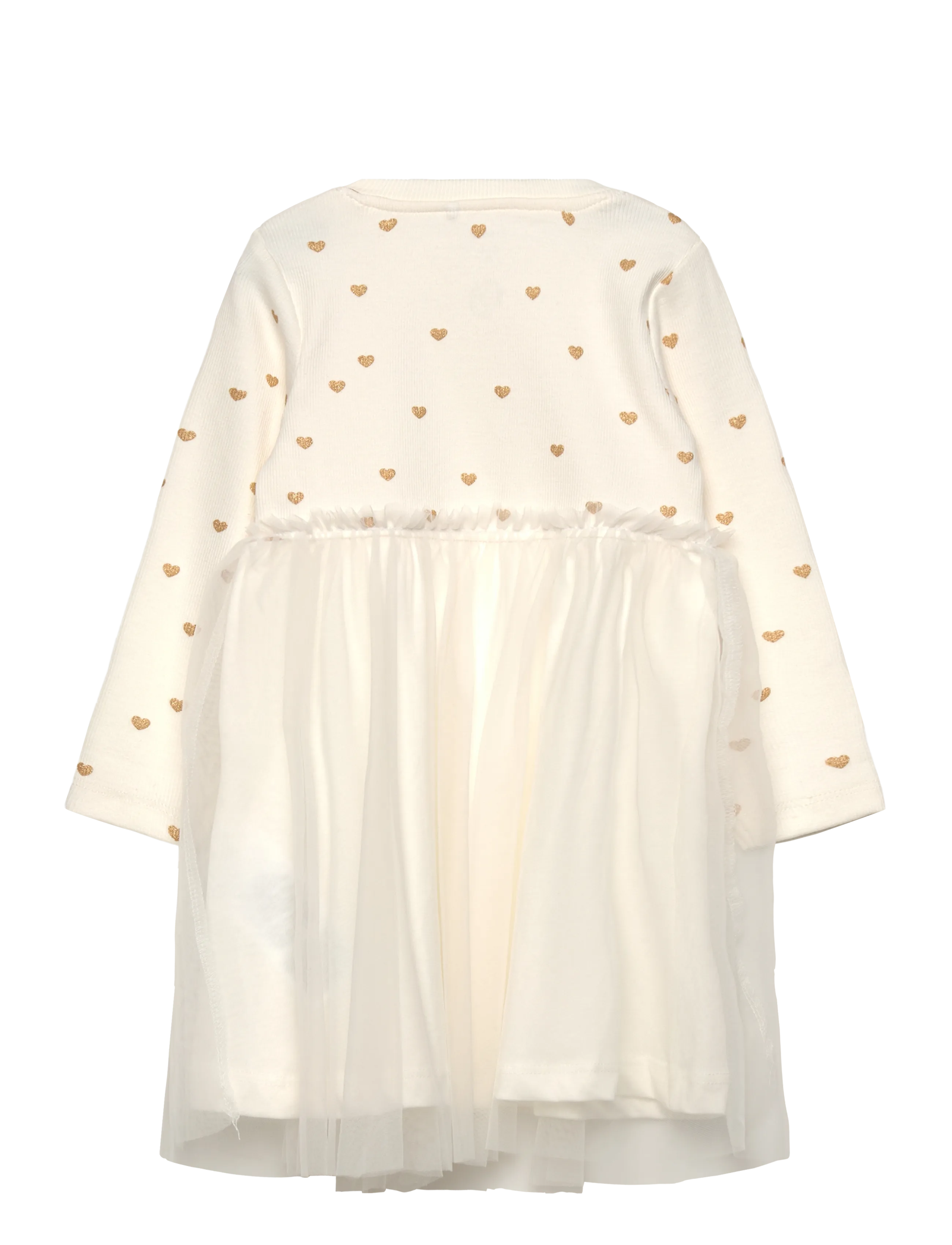 name it - NMFNADJA LS DRESS NOOS - långärmade babyklänningar - cloud dancer - 1