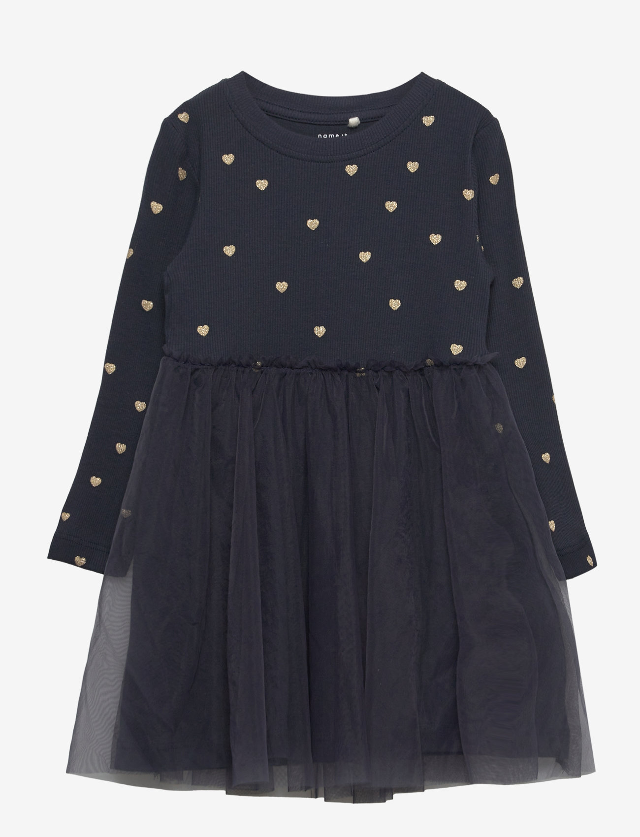 name it - NMFNADJA LS DRESS NOOS - langärmelige babykleider - dark sapphire - 1