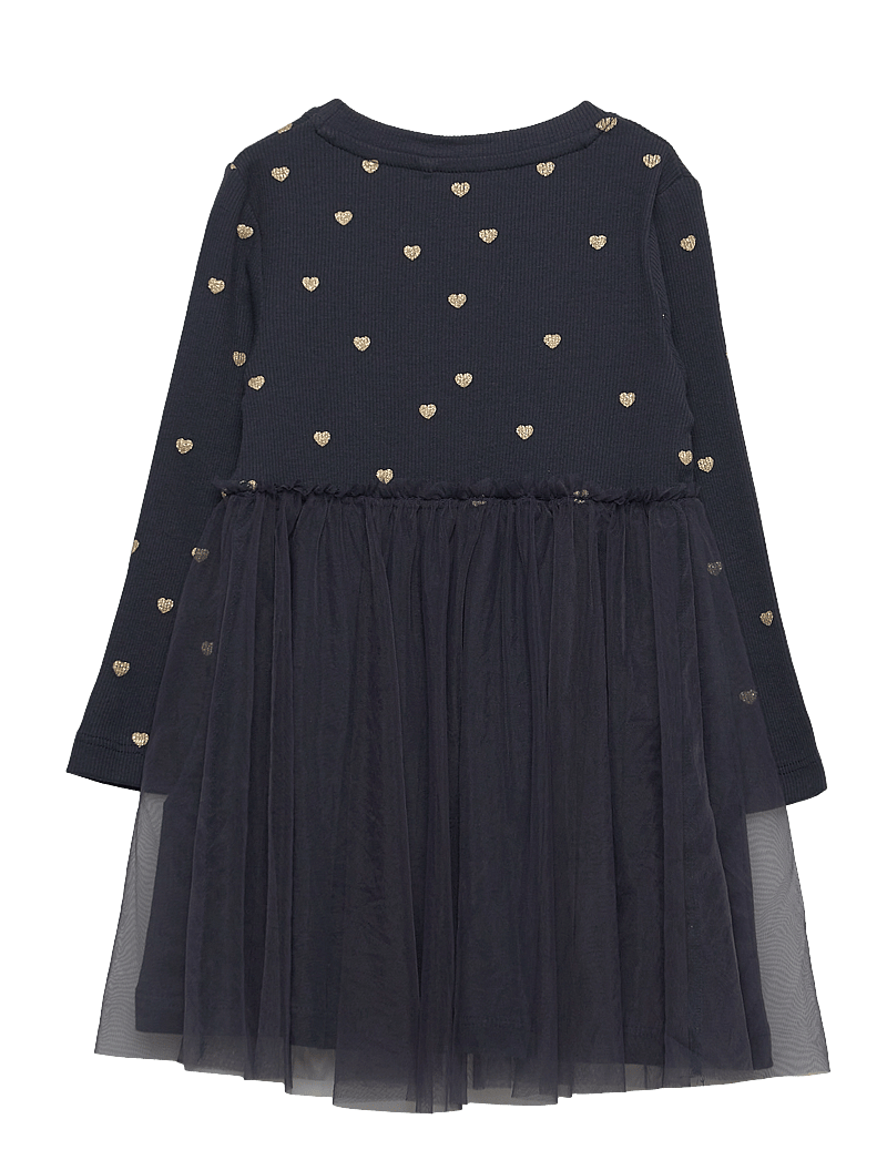 name it - NMFNADJA LS DRESS NOOS - langärmelige babykleider - dark sapphire - 2