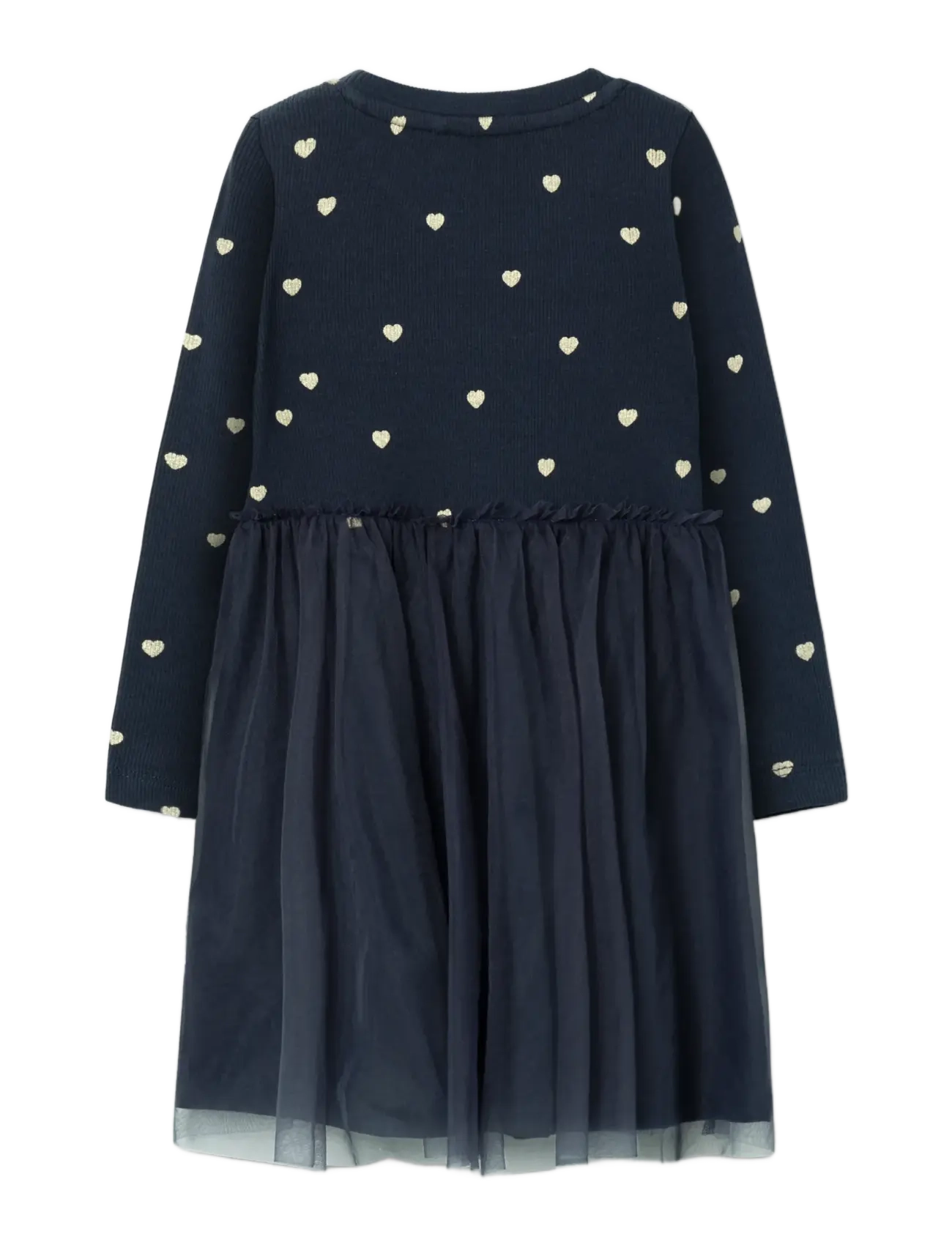 name it - NMFNADJA LS DRESS NOOS - baby-kjoler med lange ermer - dark sapphire - 2