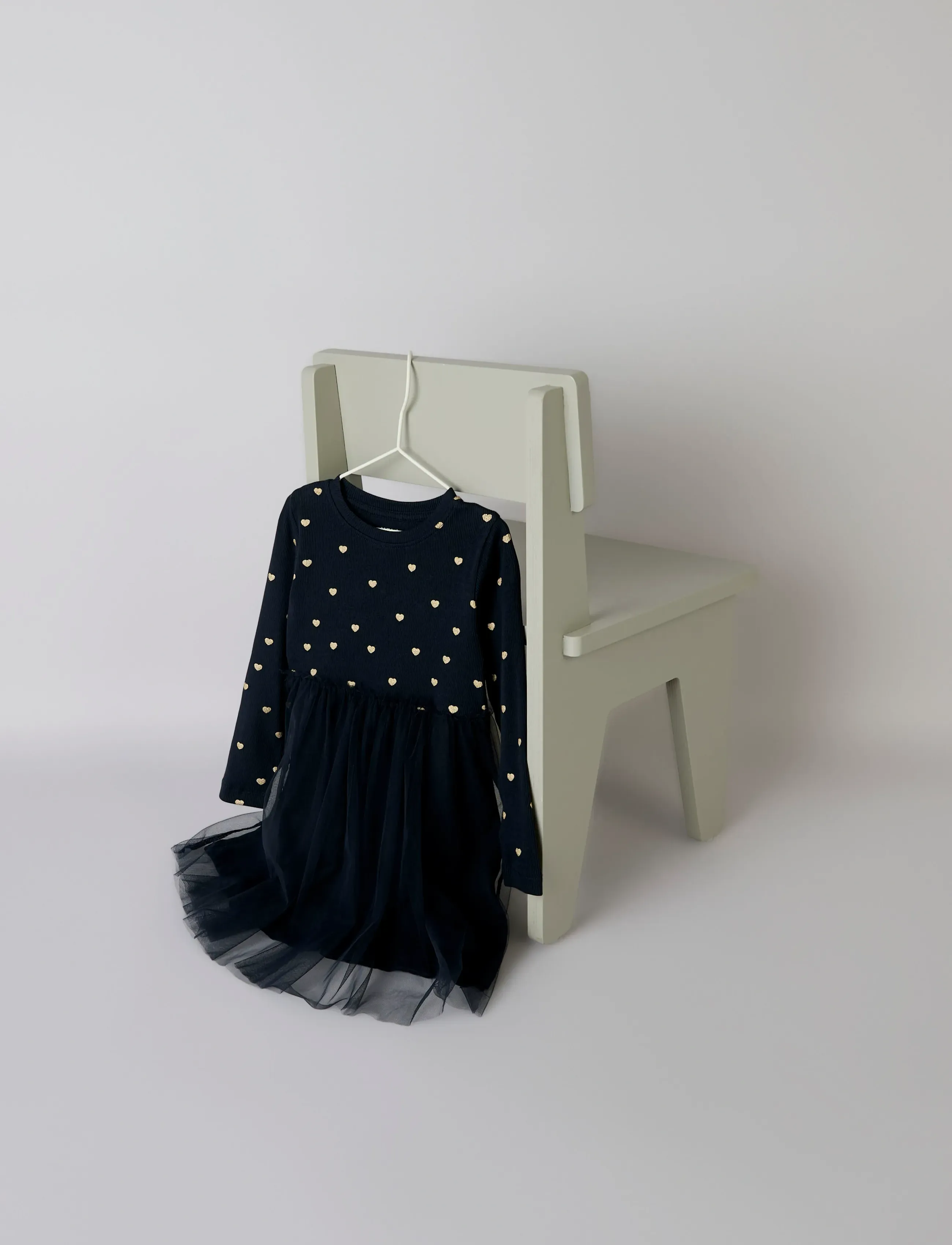 name it - NMFNADJA LS DRESS NOOS - baby-kjoler med lange ermer - dark sapphire - 3