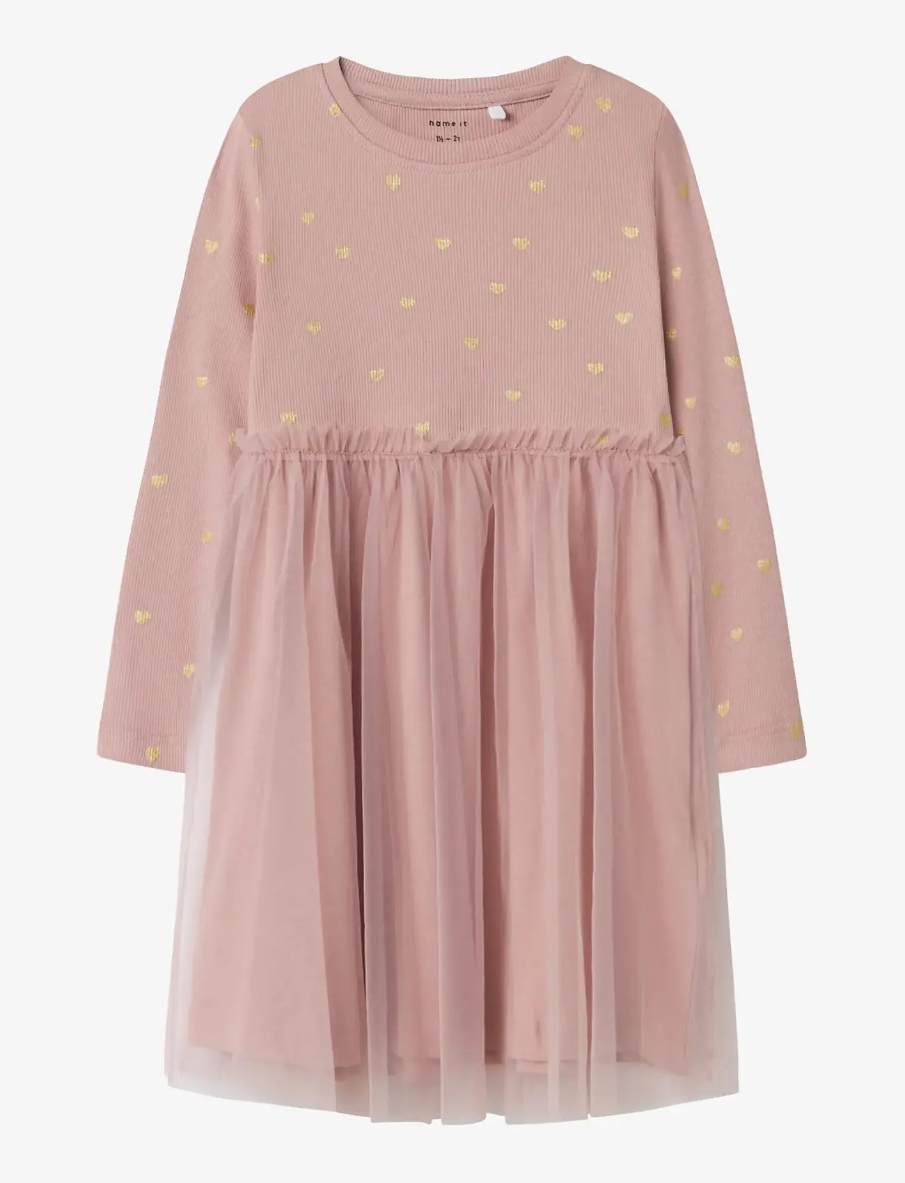 name it - NMFNADJA LS DRESS NOOS - langärmelige babykleider - deauville mauve - 0