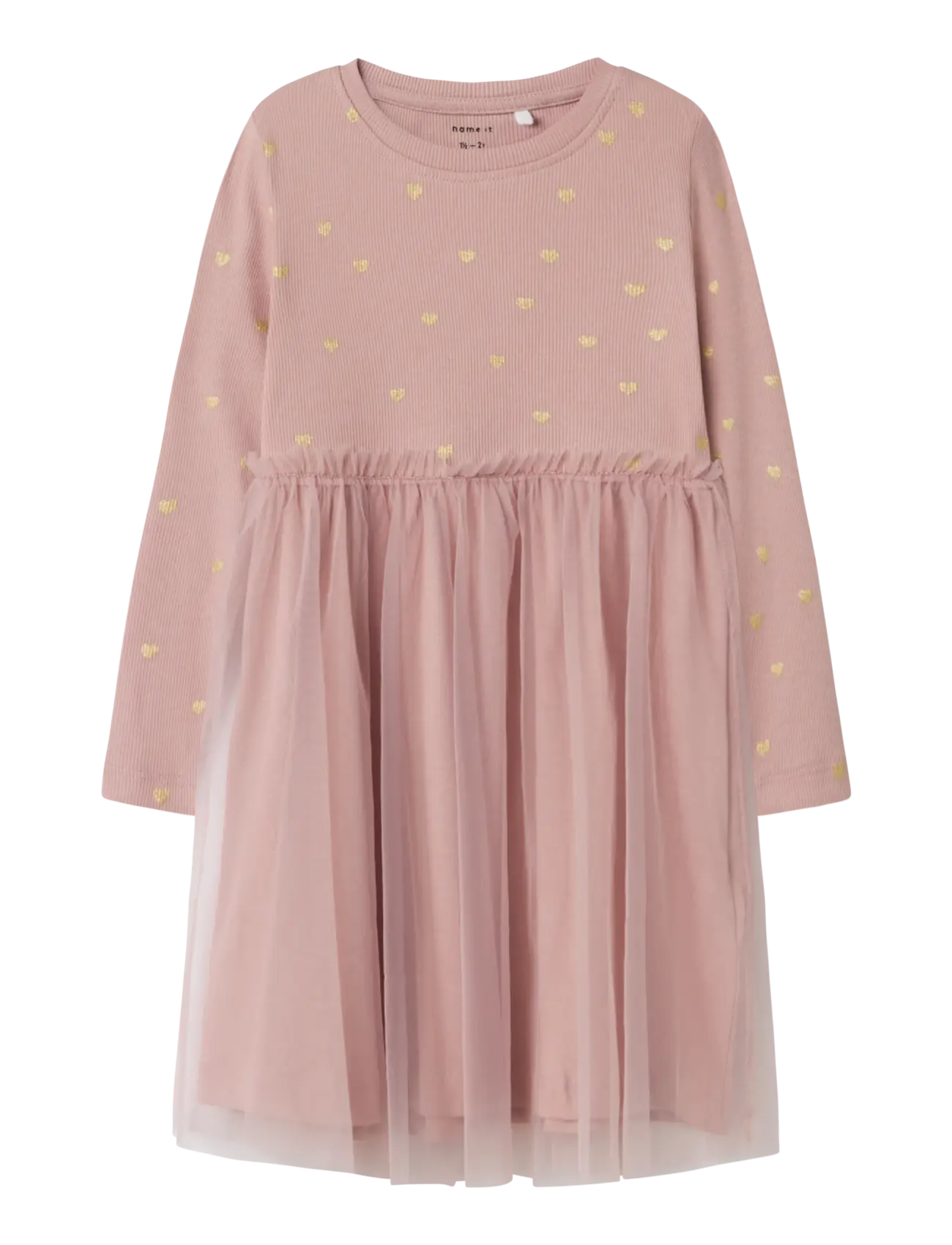 NMFNADJA LS DRESS NOOS - DEAUVILLE MAUVE