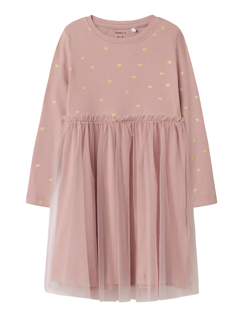 name it - NMFNADJA LS DRESS NOOS - langärmelige babykleider - deauville mauve - 0