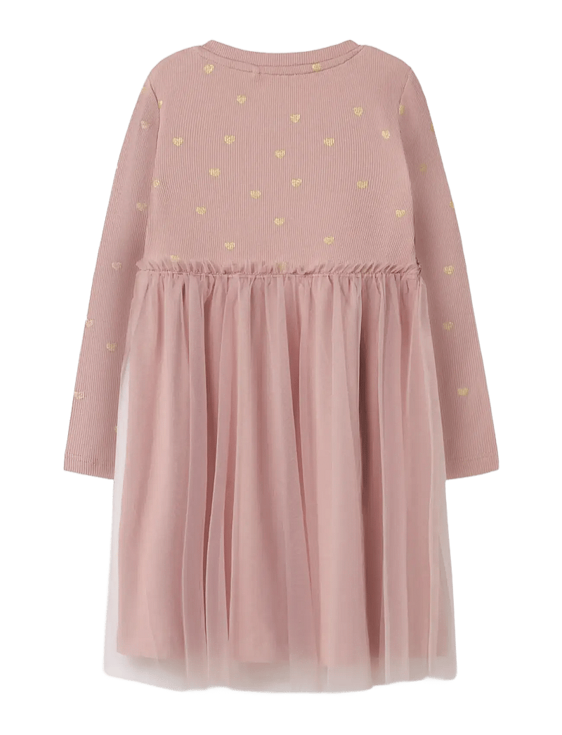name it - NMFNADJA LS DRESS NOOS - langärmelige babykleider - deauville mauve - 1