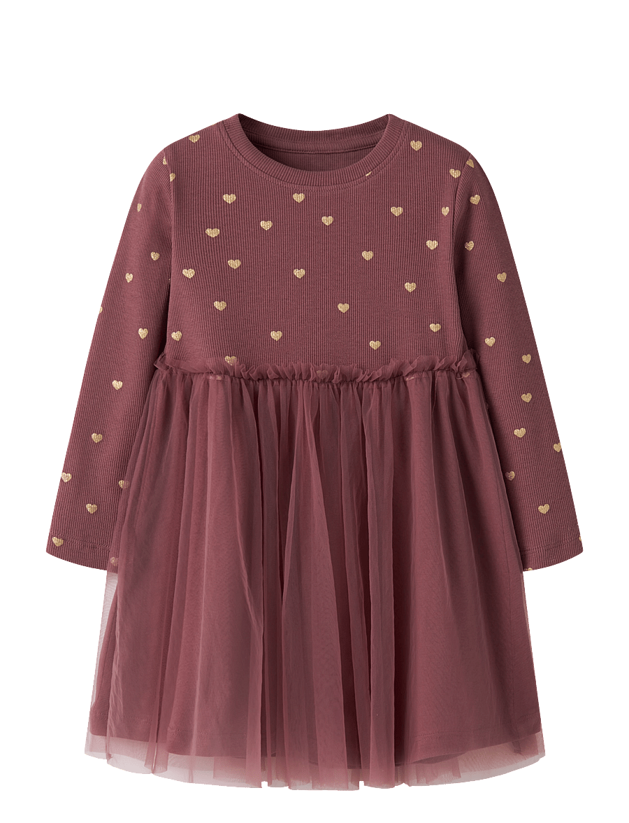 name it - NMFNADJA LS DRESS NOOS - langærmede babykjoler - wild ginger - 0