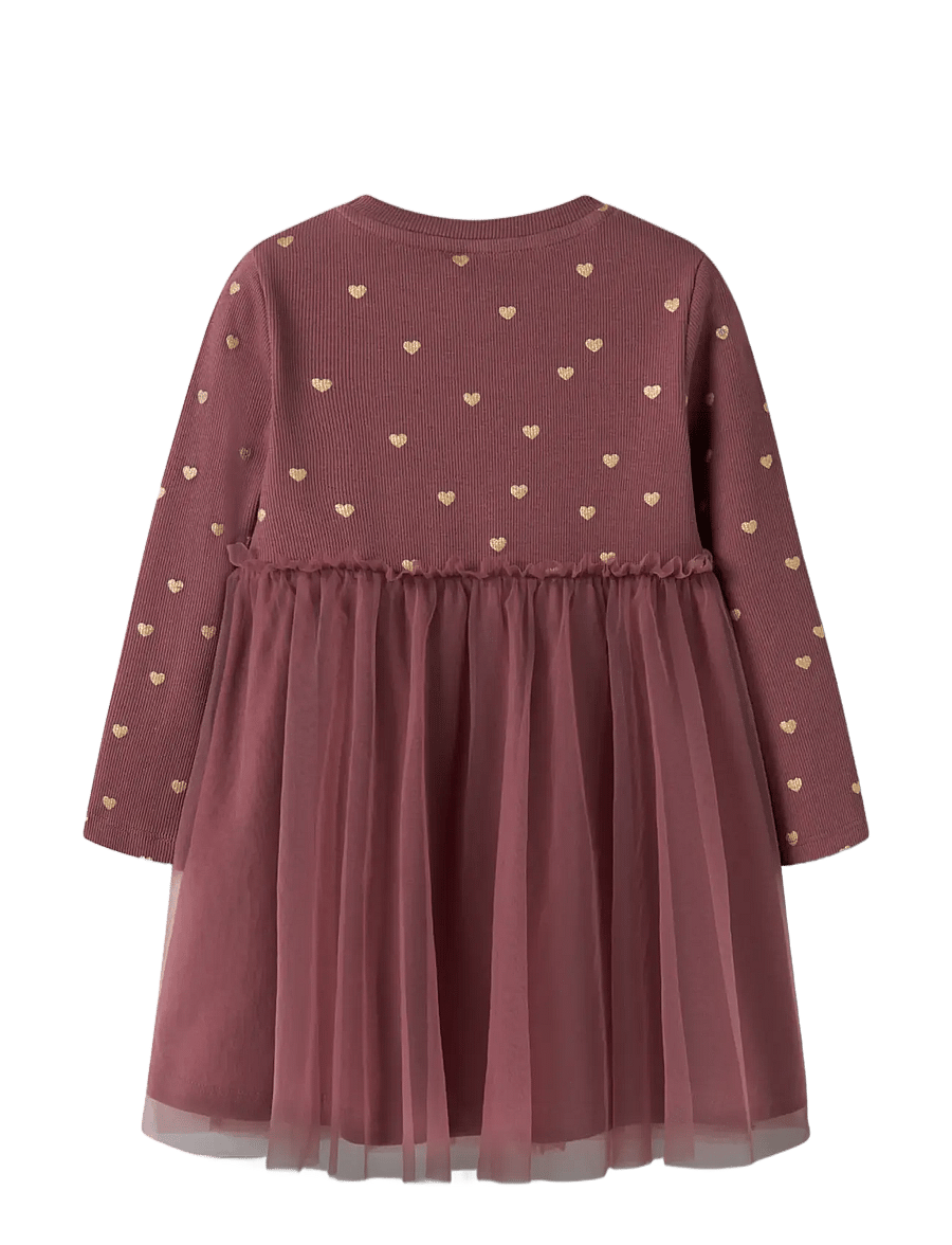 name it - NMFNADJA LS DRESS NOOS - langærmede babykjoler - wild ginger - 1