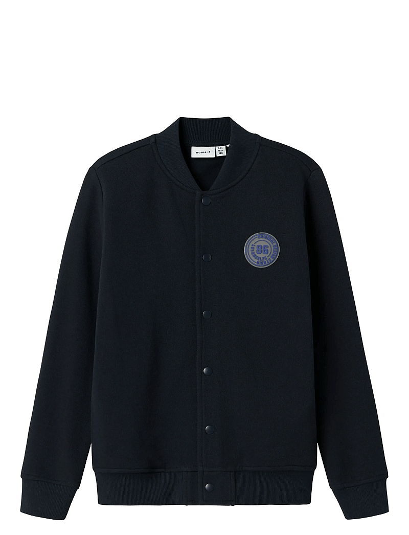 name it - NKMNOMATO LS SWEAT CARD UNB - sporta džemperi - navy blazer - 1