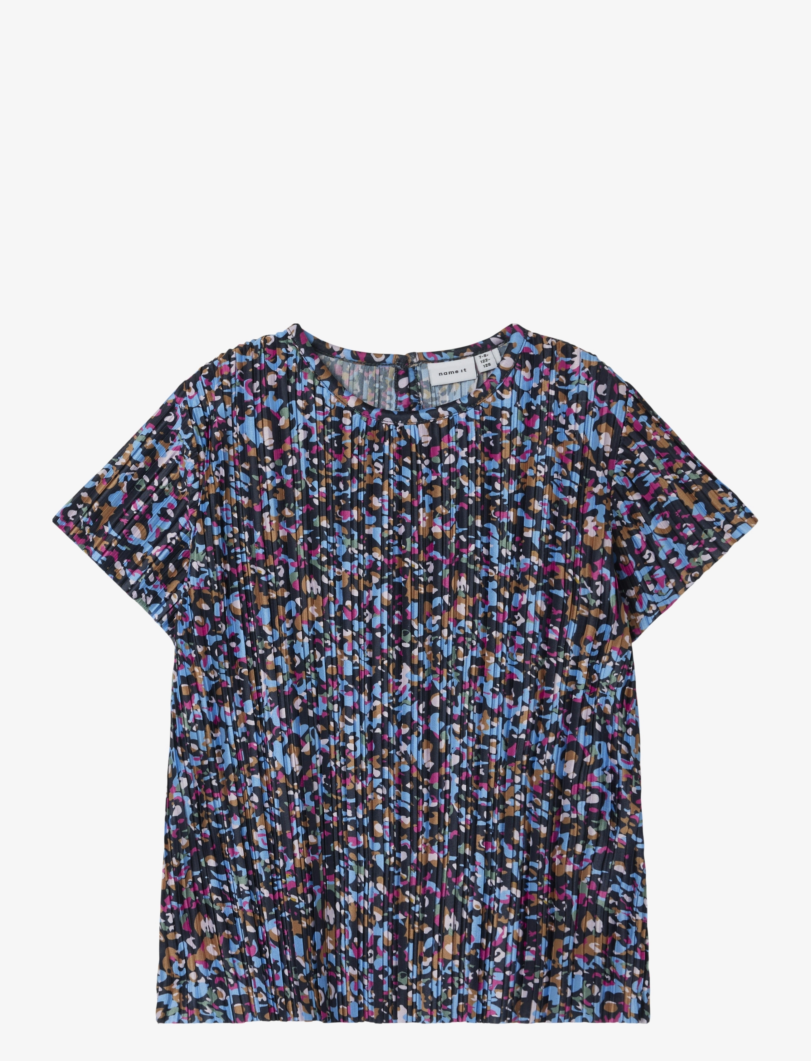 name it NKFNIPLEAT SS TOP - Oberteile - SILVER LAKE BLUE / navy