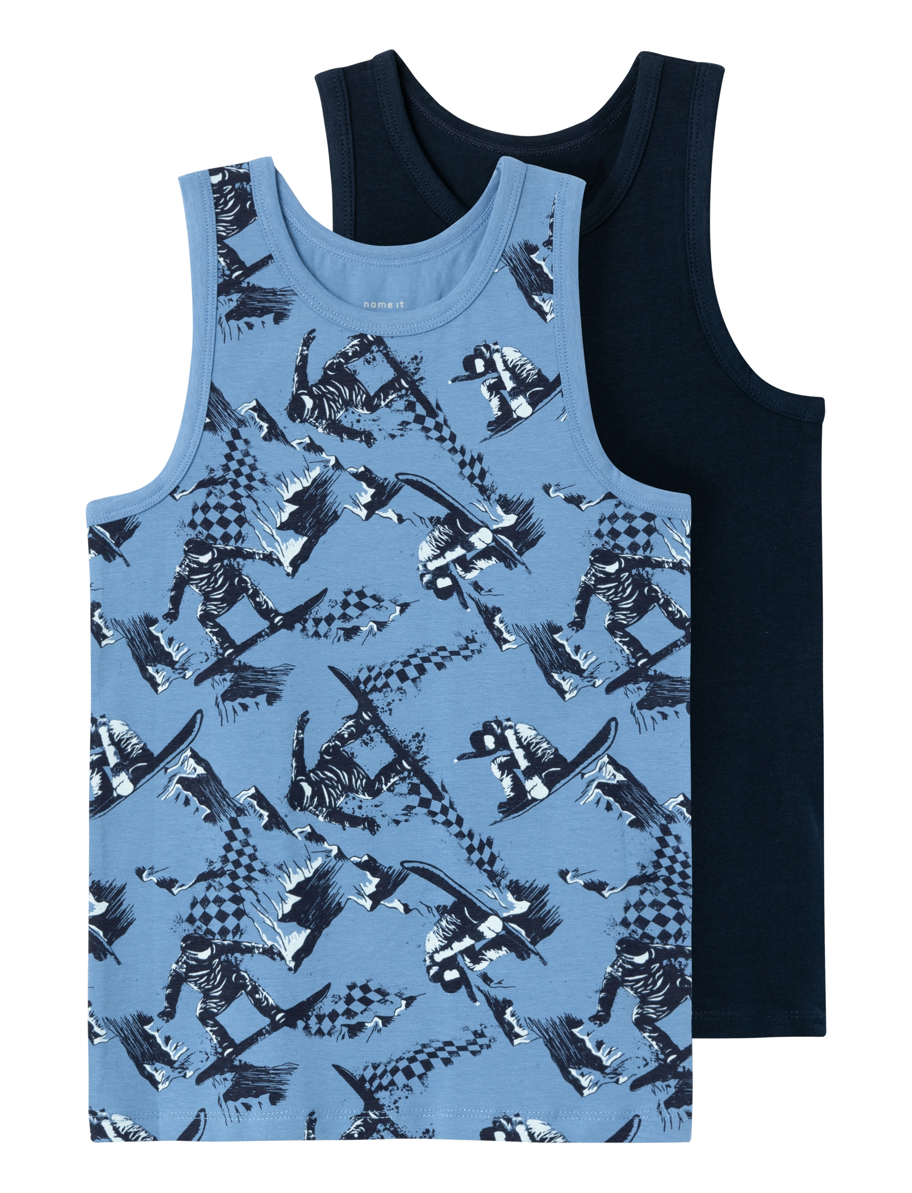 name it - NKMTANK TOP 2P SNOWBOARD NOOS - riviera - 1