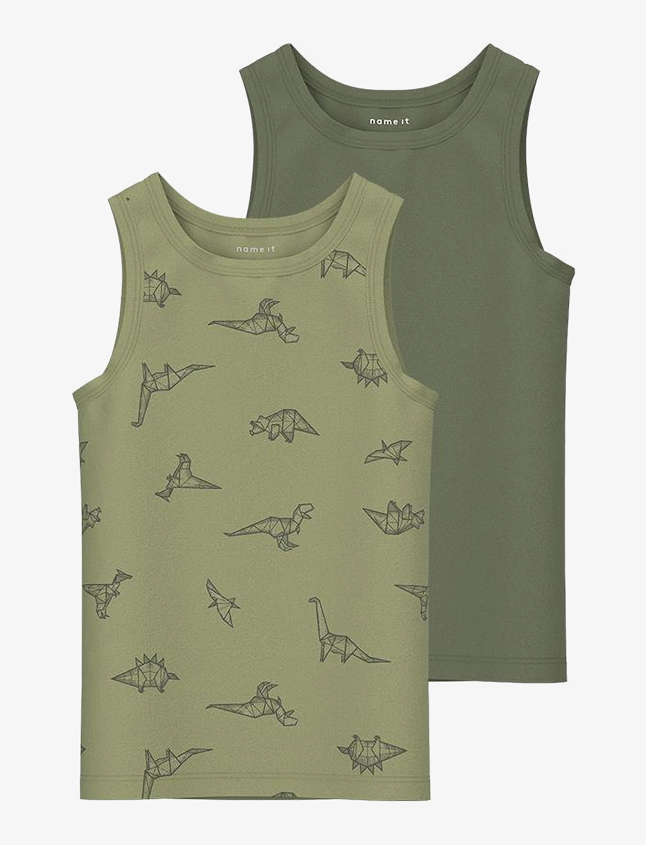 name it - NMMTANK TOP 2P SAGE DINO NOOS - sage - 1