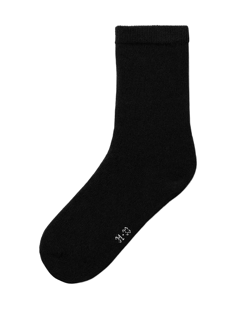name it - NKNSOCK 5P SOLID NOOS - strumpor - black - 1