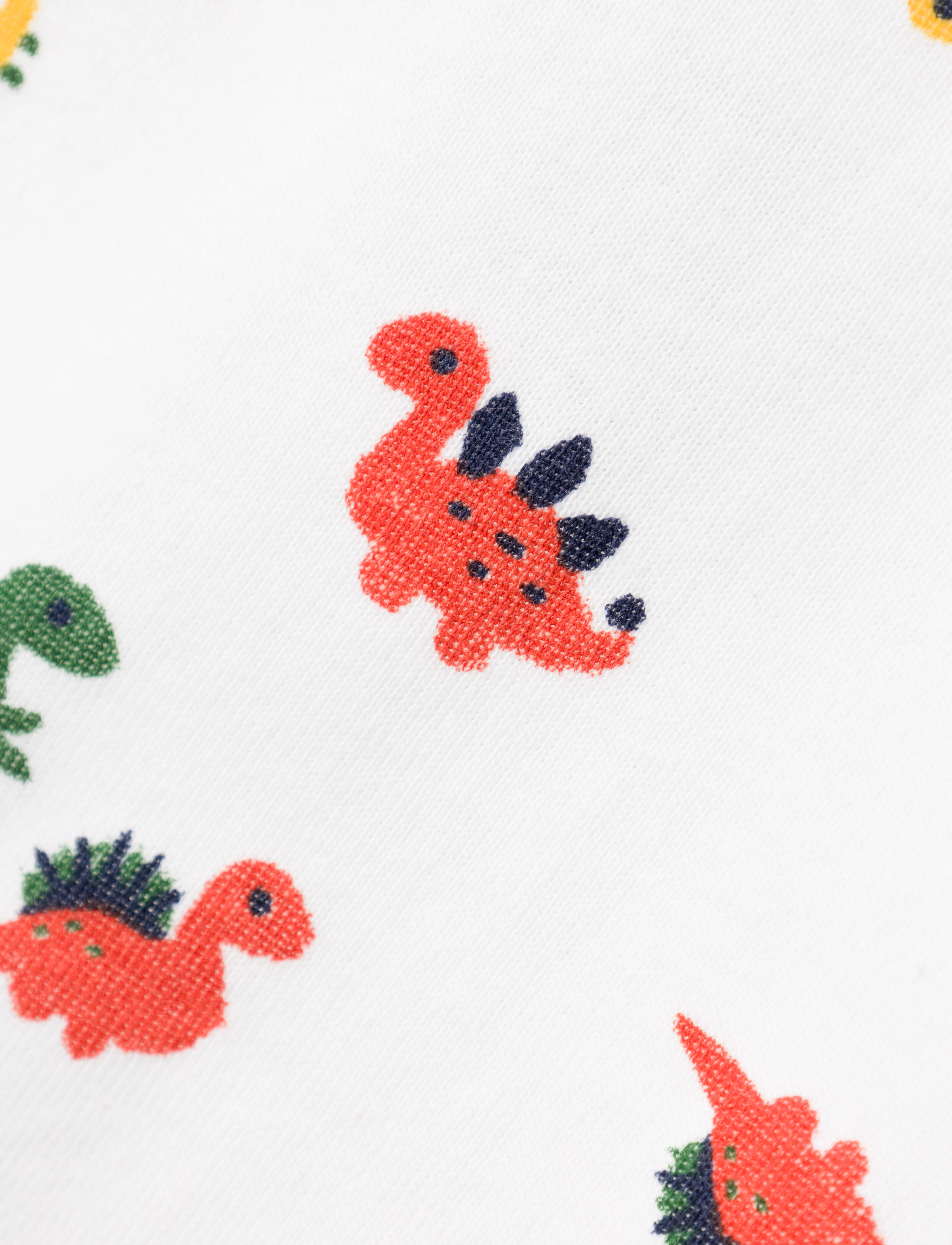 name it - NBMBODY 2P LS BRIGHT WHITE DINO NOOS - bright white - 4