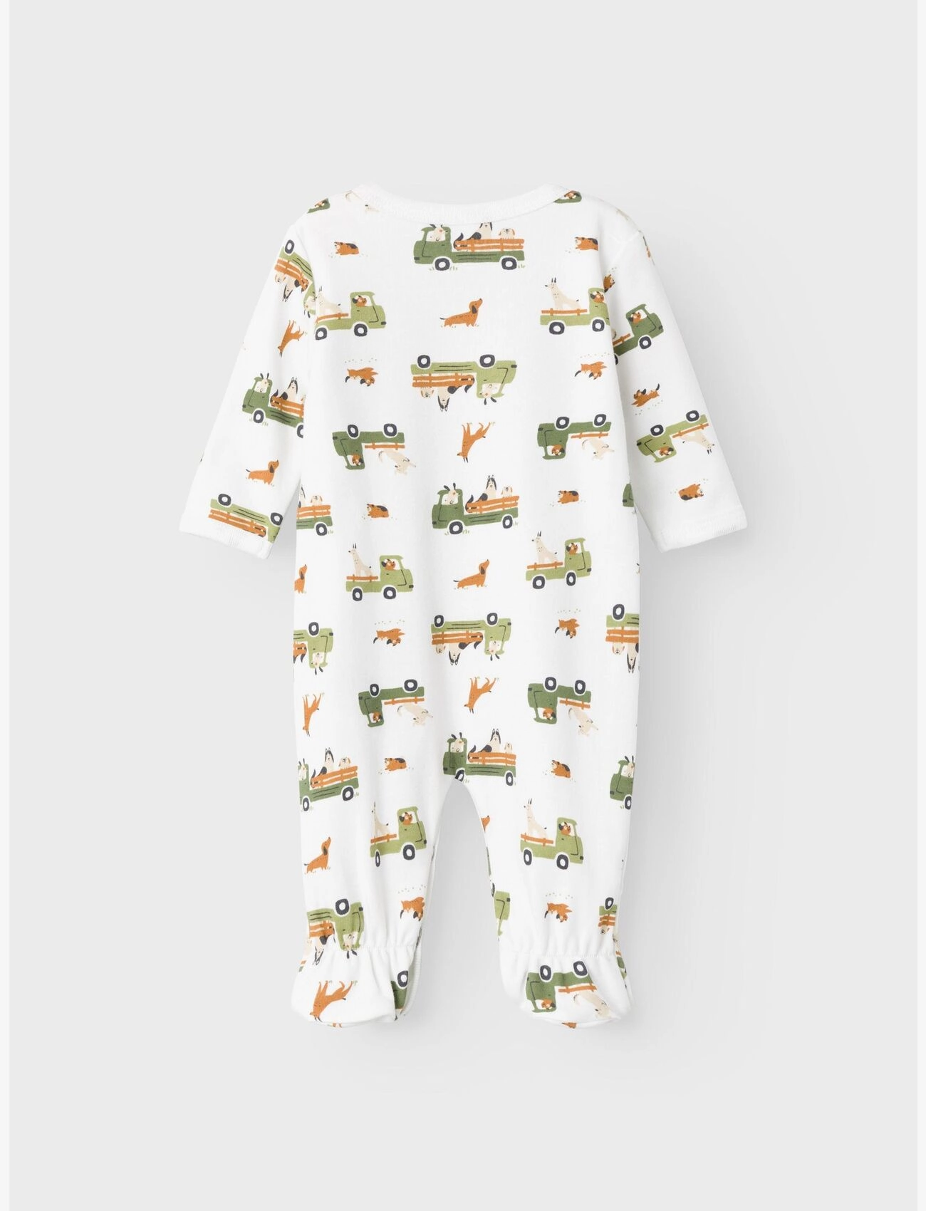 name it - NBMNIGHTSUIT W/F DOG NOOS - bright white - 2