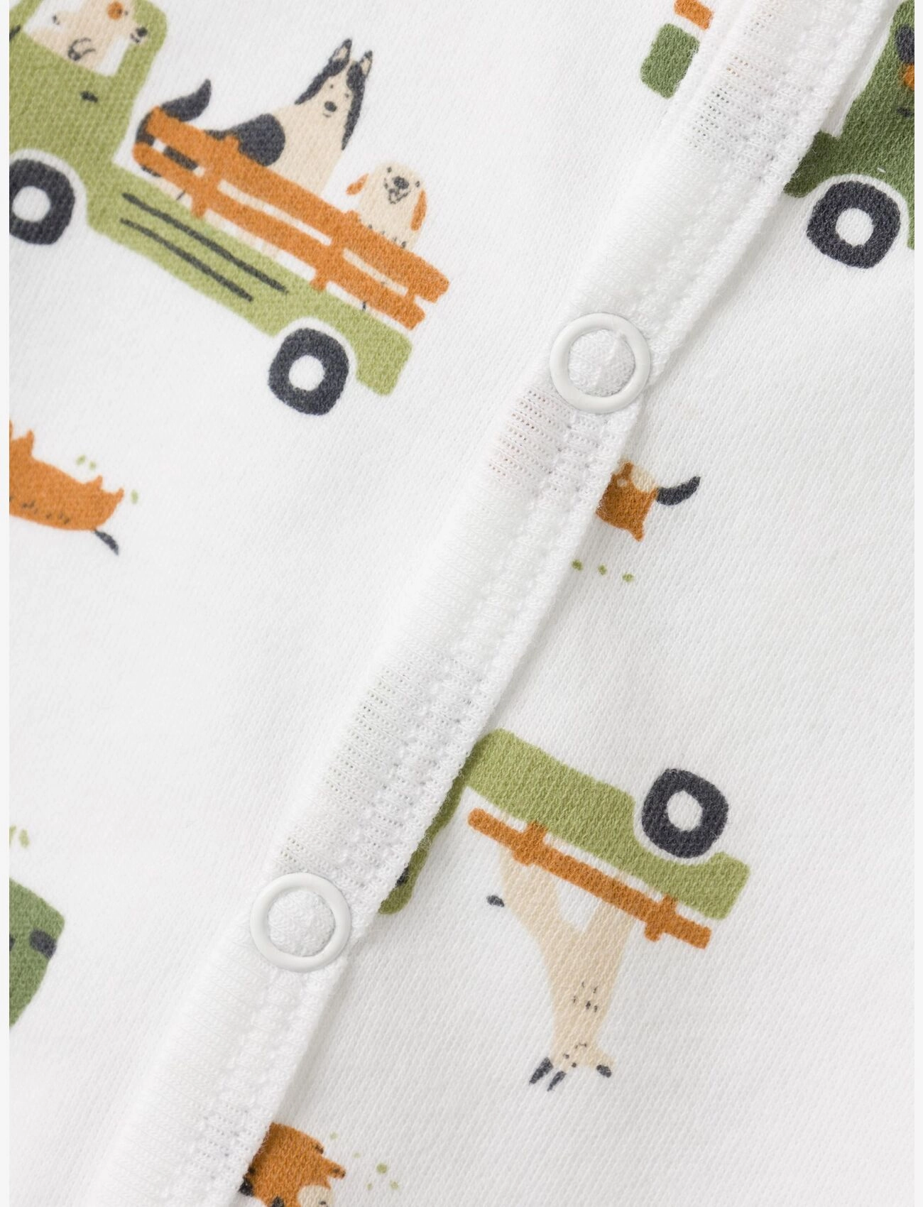name it - NBMNIGHTSUIT W/F DOG NOOS - bright white - 4