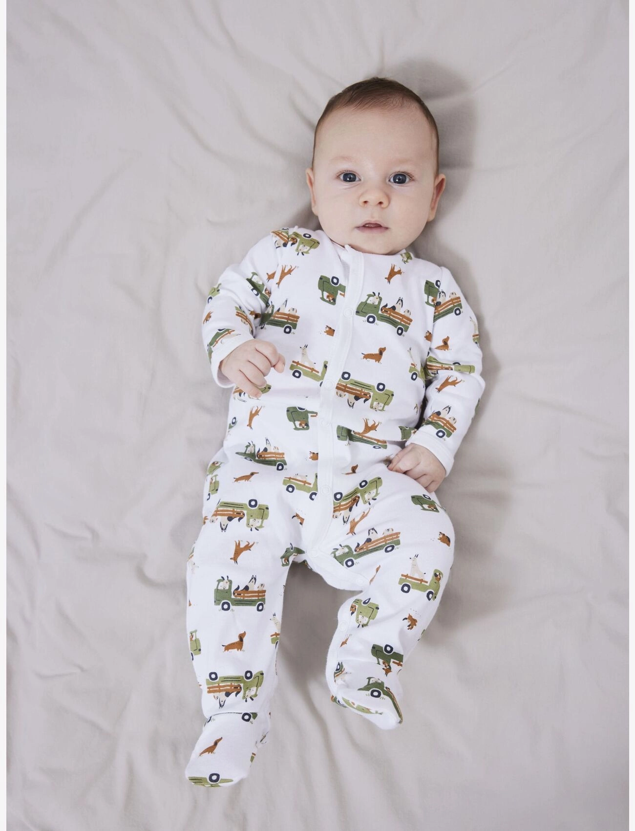 name it - NBMNIGHTSUIT W/F DOG NOOS - bright white - 5