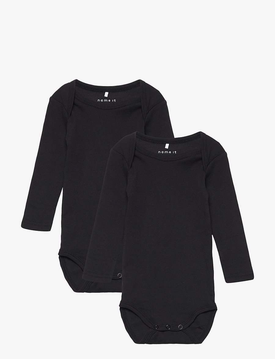 name it - NBNBODY 2P LS SOLID BLACK NOOS - bodysetit - black - 1