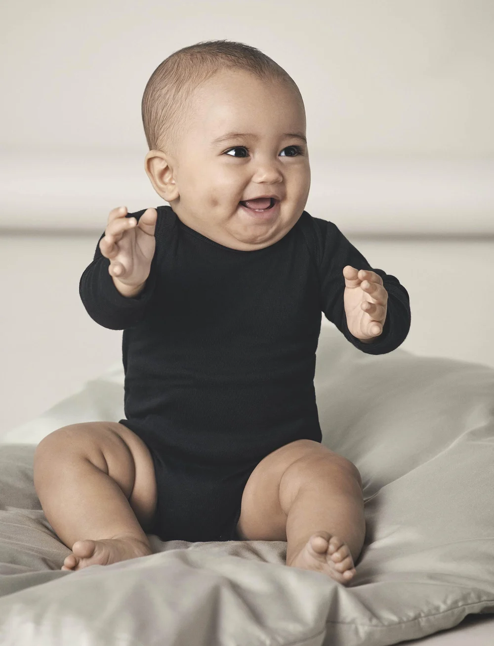 name it - NBNBODY 2P LS SOLID BLACK NOOS - multipack bodyer - black - 0