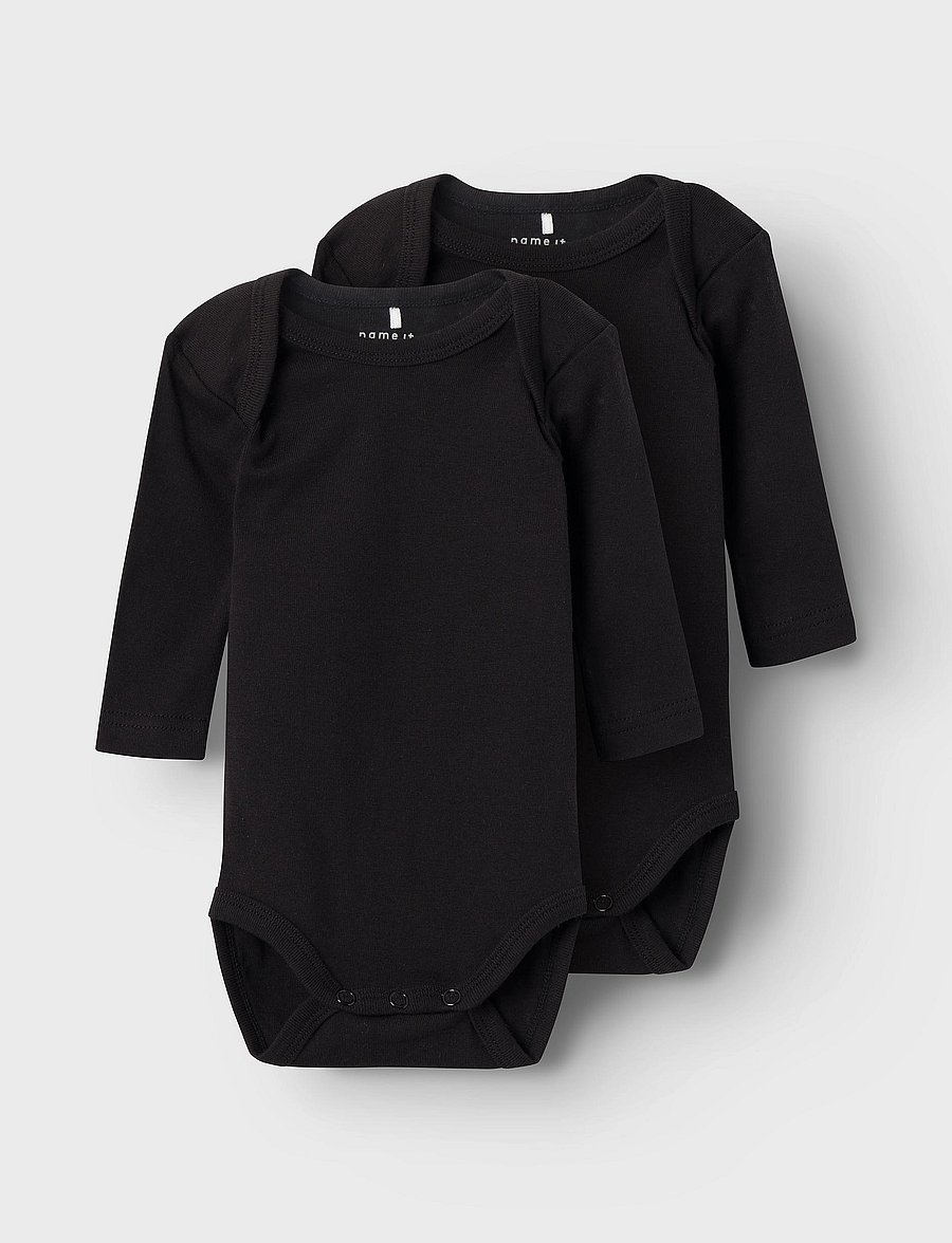 name it - NBNBODY 2P LS SOLID BLACK NOOS - bodysetit - black - 4